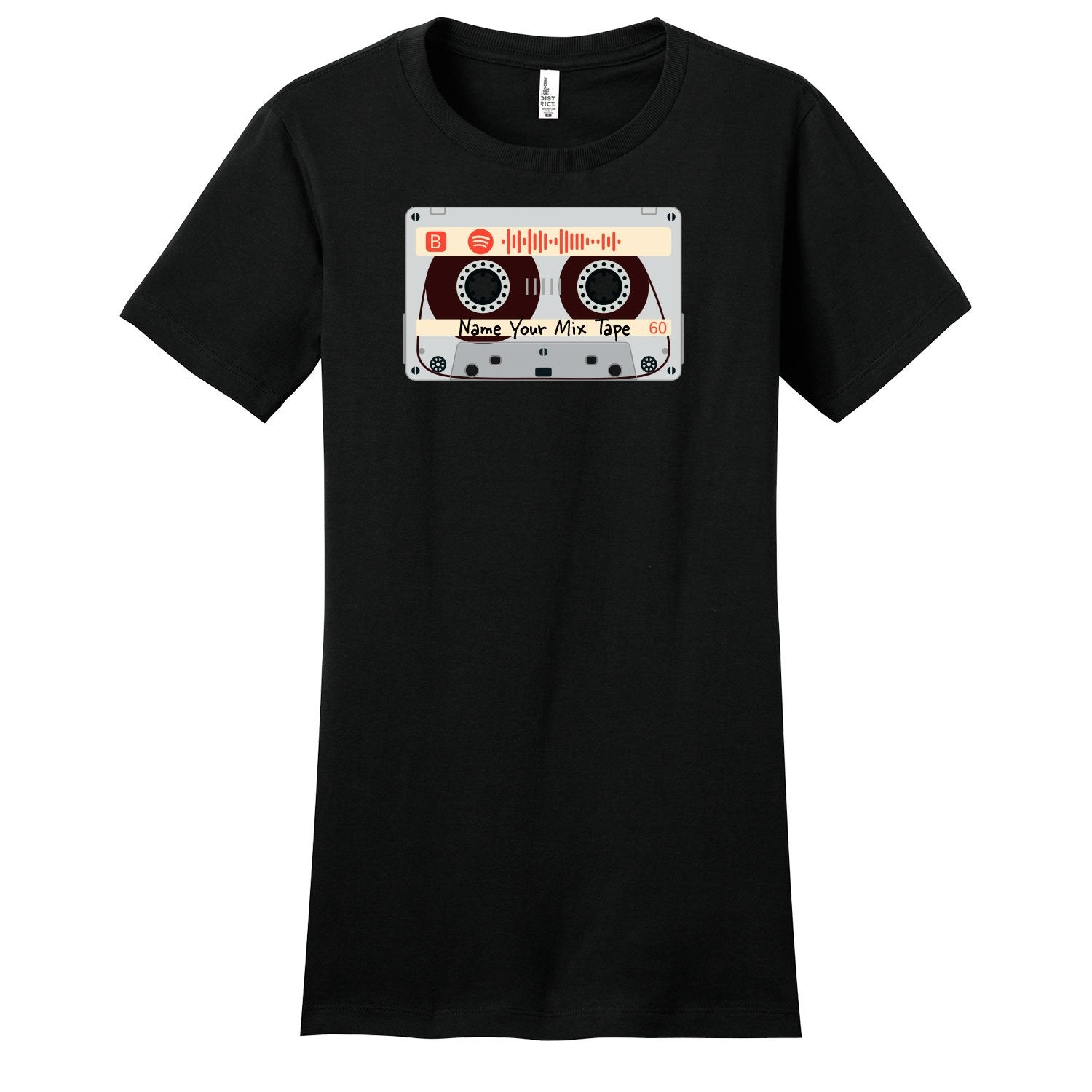 SCANNABLE: Spotify Mix Tape Vol. 4 Women's Short Sleeve Tee