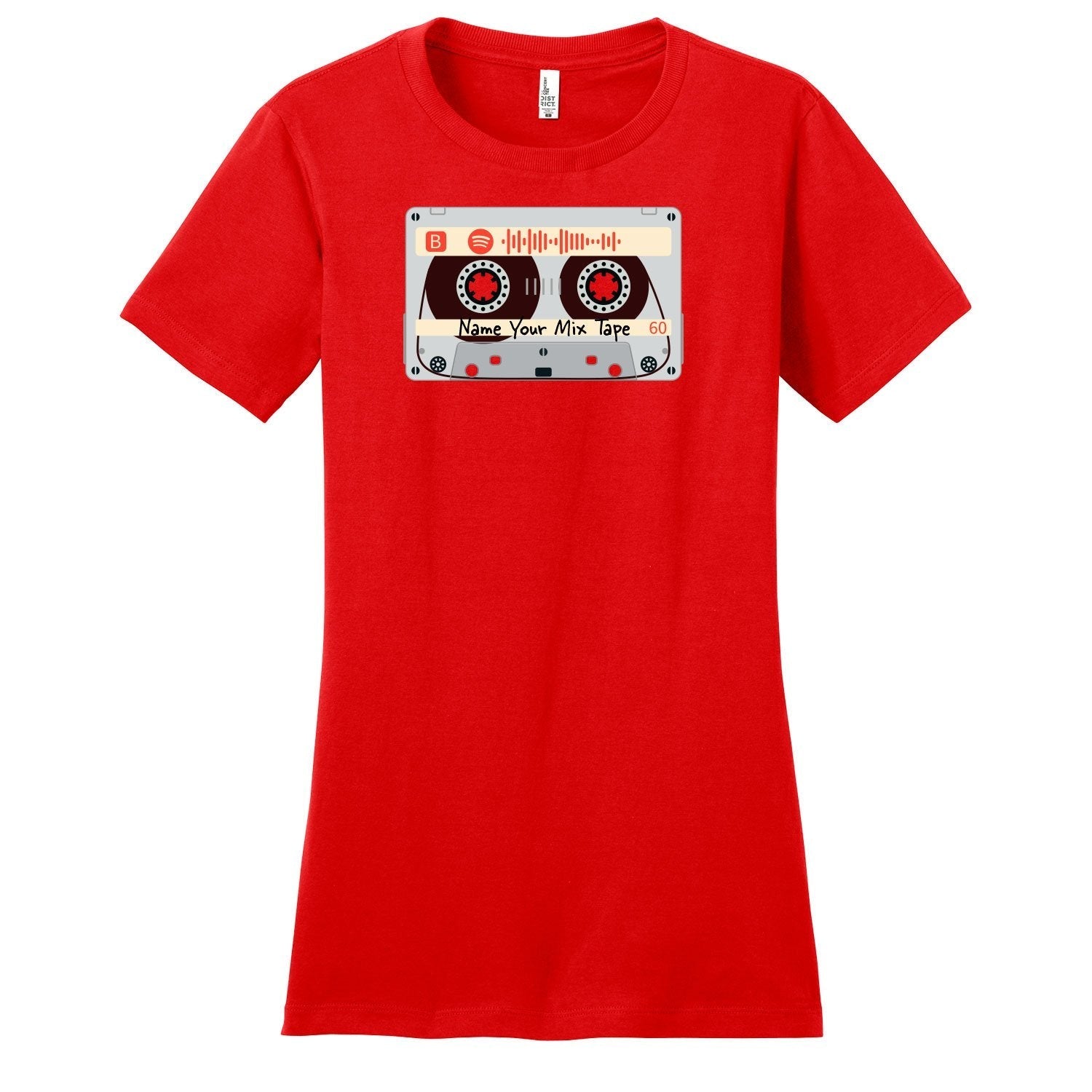 SCANNABLE: Spotify Mix Tape Vol. 4 Women's Short Sleeve Tee