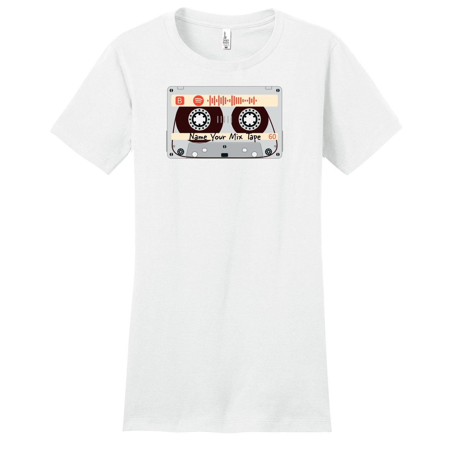 SCANNABLE: Spotify Mix Tape Vol. 4 Women's Short Sleeve Tee