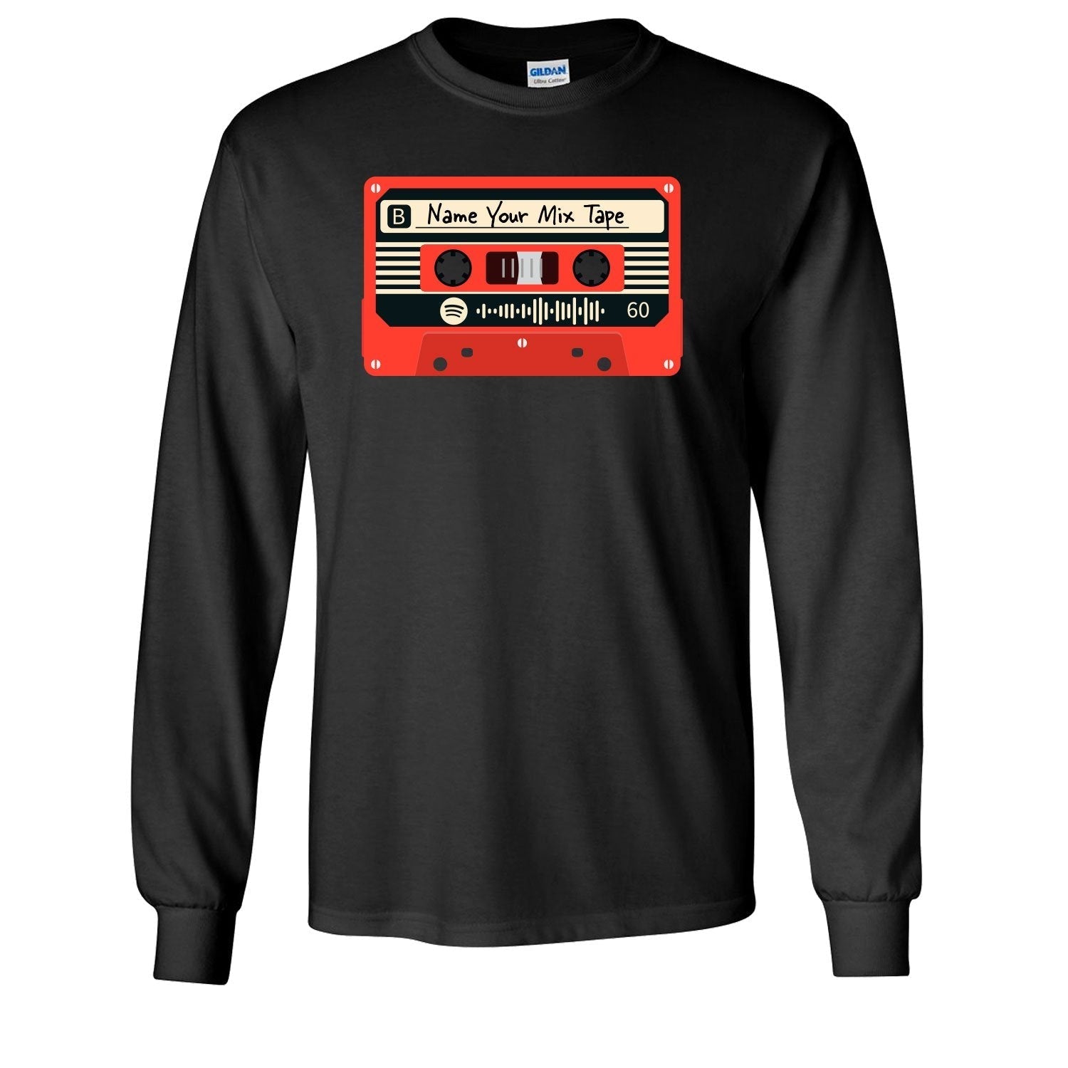 SCANNABLE: Spotify Mix Tape Vol. 5 Men's Long Sleeve Tee
