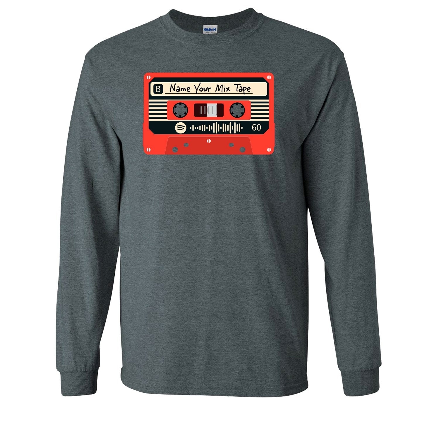 SCANNABLE: Spotify Mix Tape Vol. 5 Men's Long Sleeve Tee