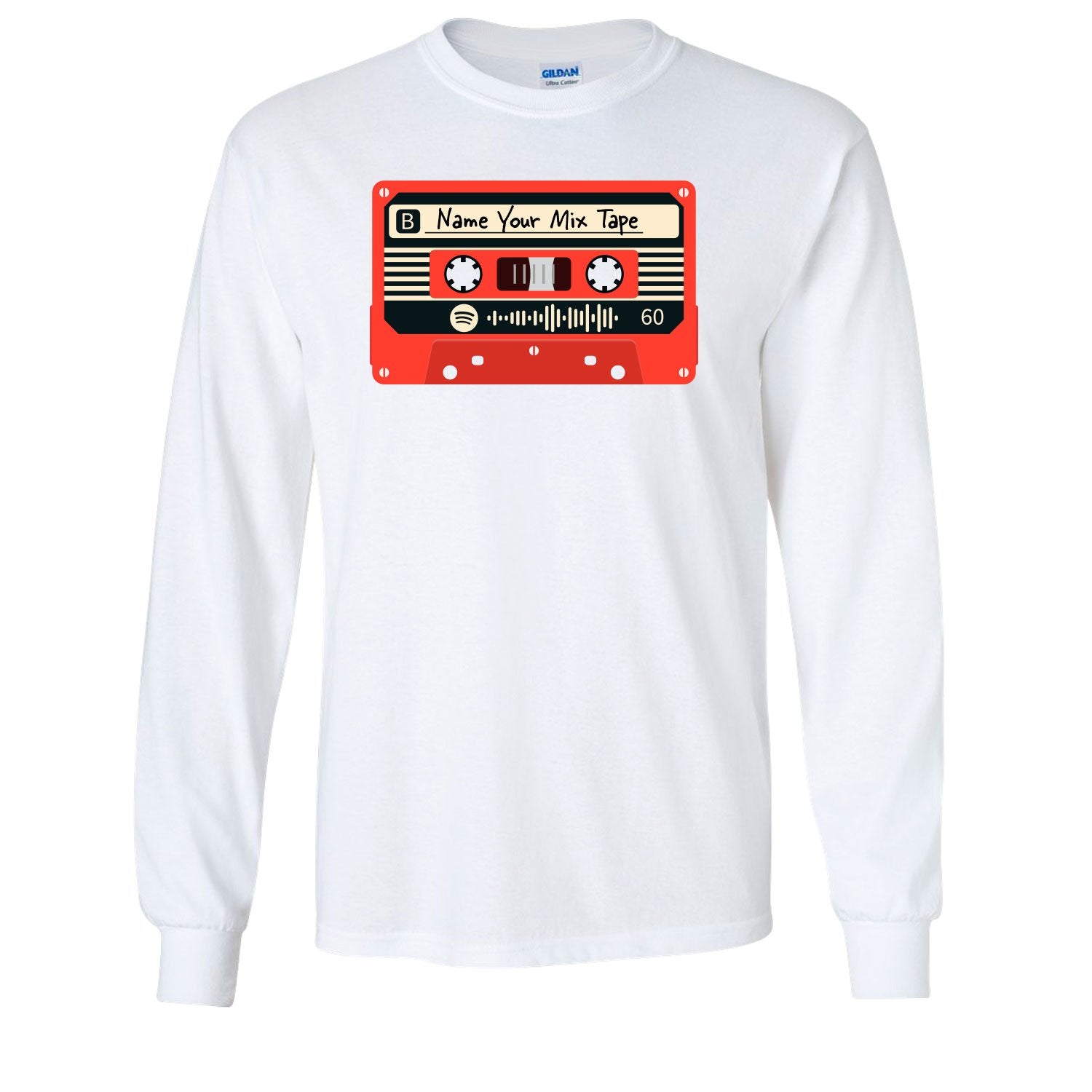 SCANNABLE: Spotify Mix Tape Vol. 5 Men's Long Sleeve Tee
