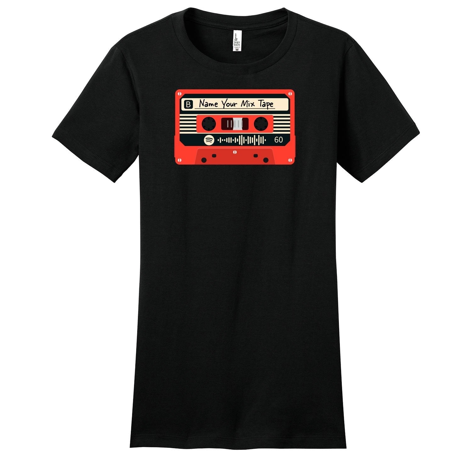 SCANNABLE: Spotify Mix Tape Vol. 5 Women's Short Sleeve Tee