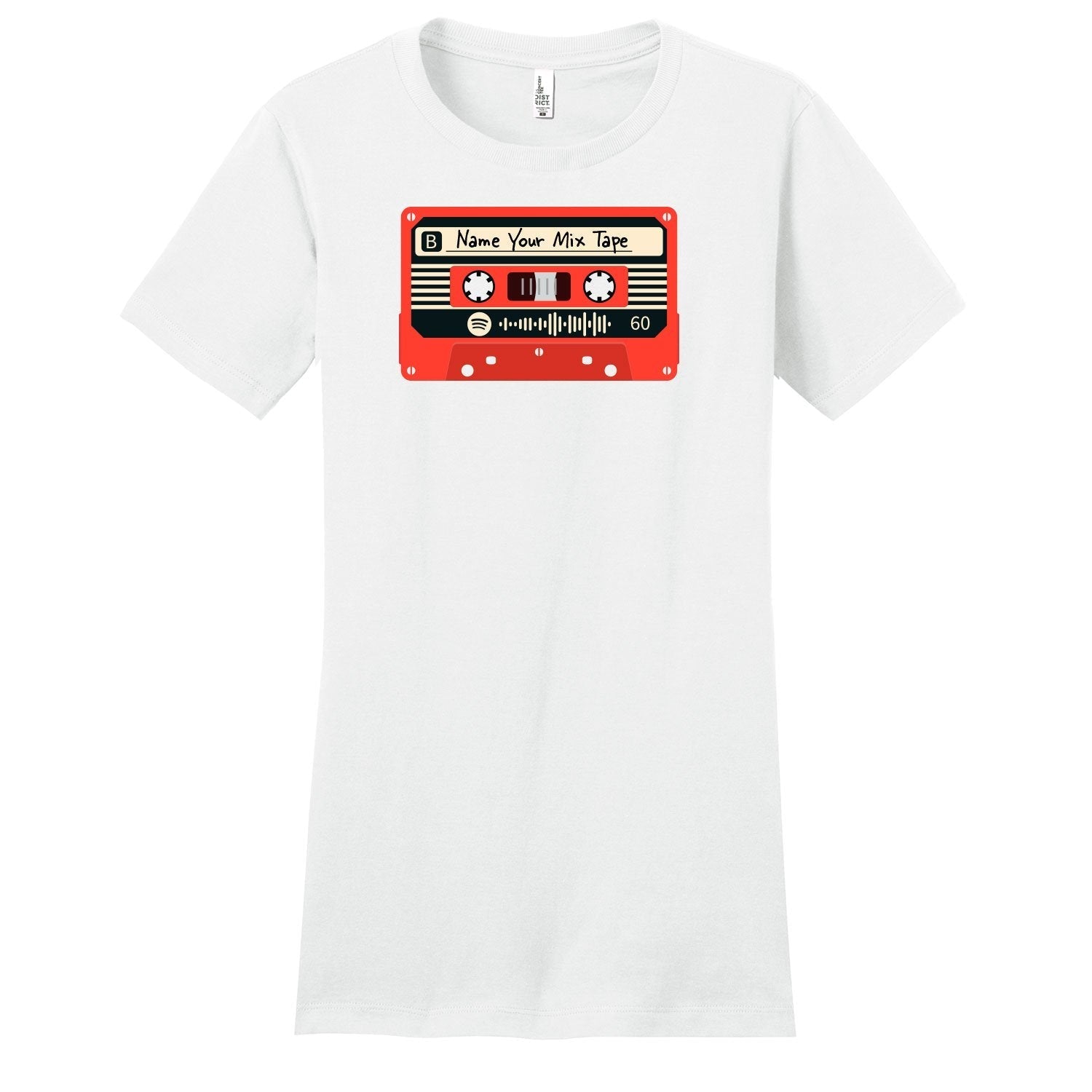SCANNABLE: Spotify Mix Tape Vol. 5 Women's Short Sleeve Tee