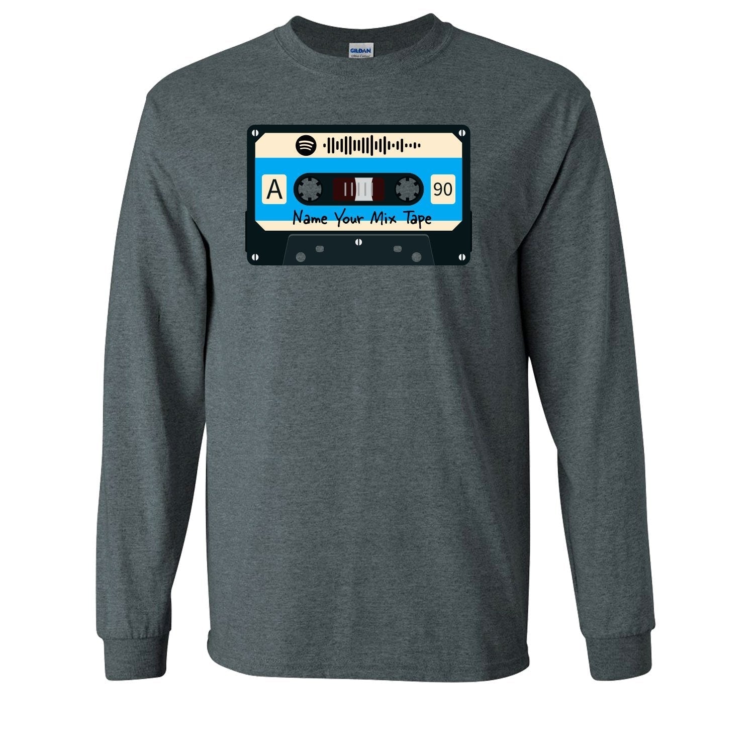 SCANNABLE: Spotify Mix Tape Vol. 6 Men's Long Sleeve Tee