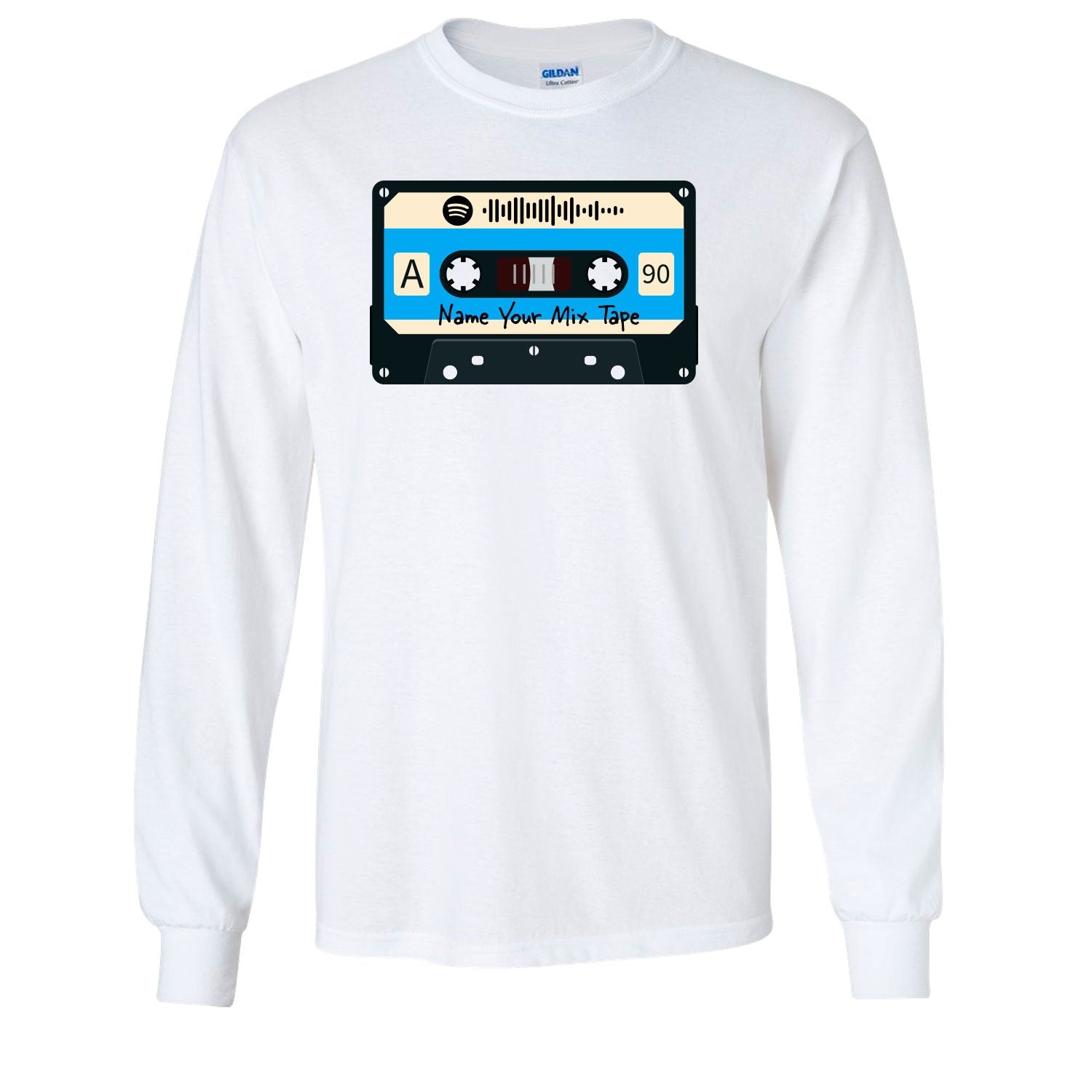 SCANNABLE: Spotify Mix Tape Vol. 6 Men's Long Sleeve Tee