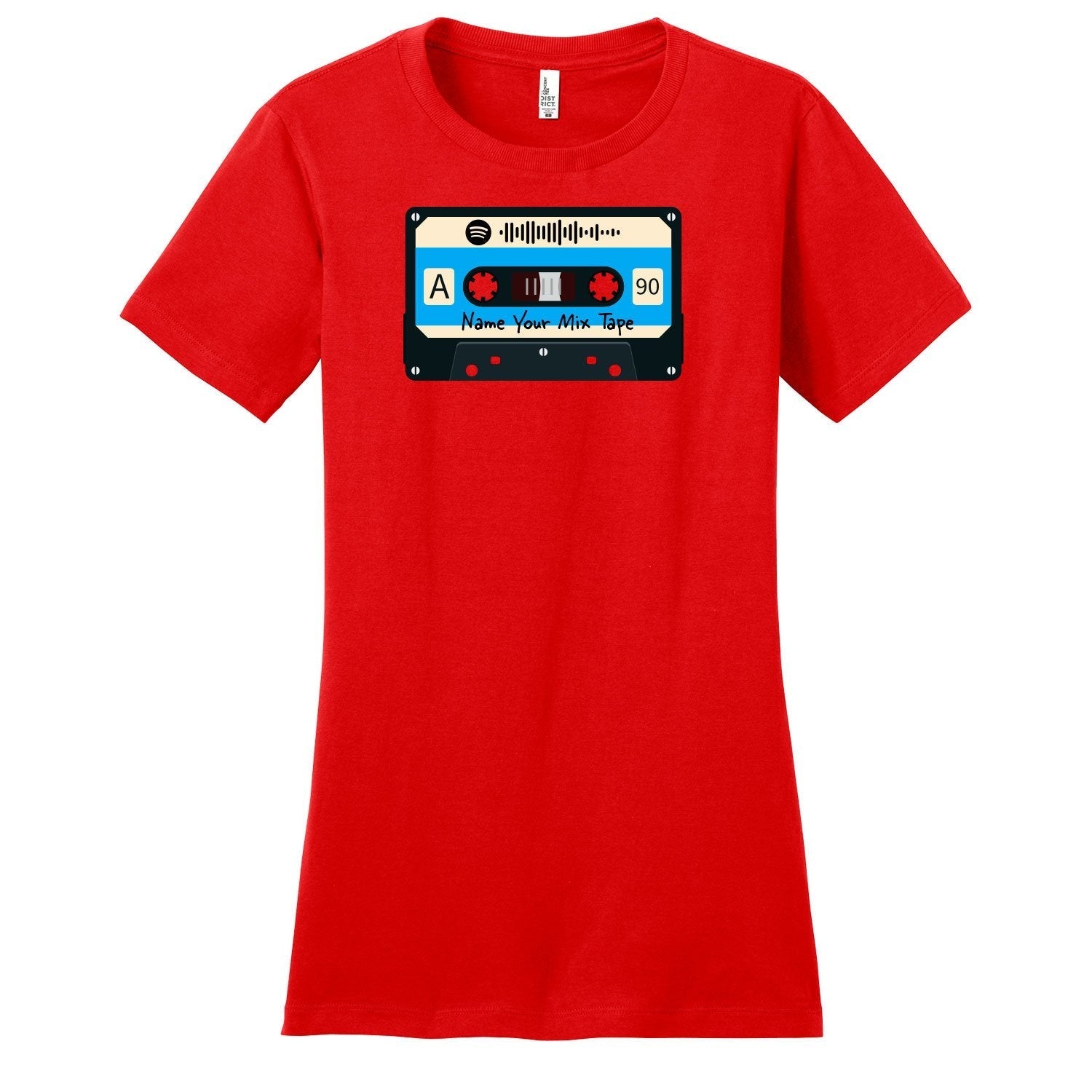SCANNABLE: Spotify Mix Tape Vol. 6 Women's Short Sleeve Tee
