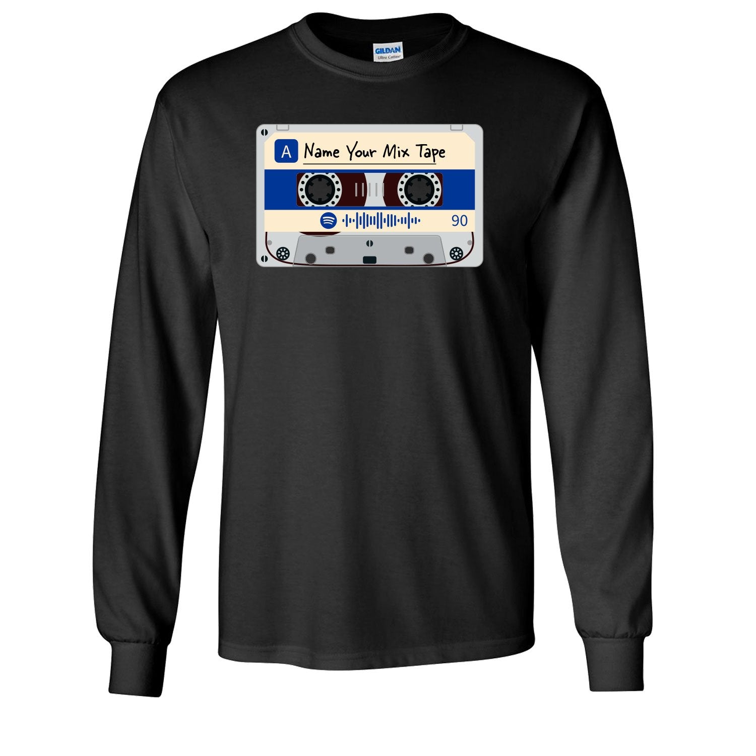 SCANNABLE: Spotify Mix Tape Vol. 7 Men's Long Sleeve Tee