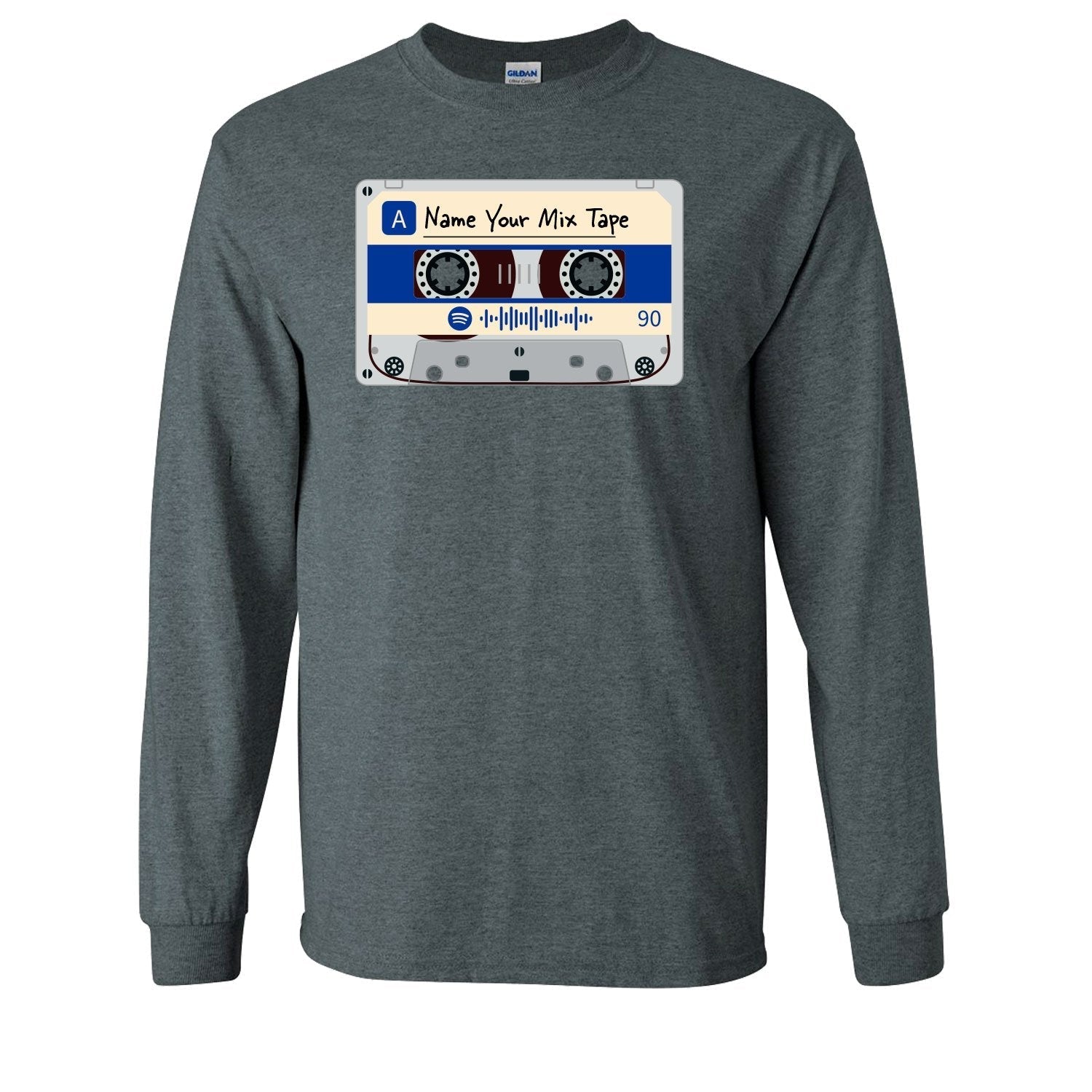 SCANNABLE: Spotify Mix Tape Vol. 7 Men's Long Sleeve Tee