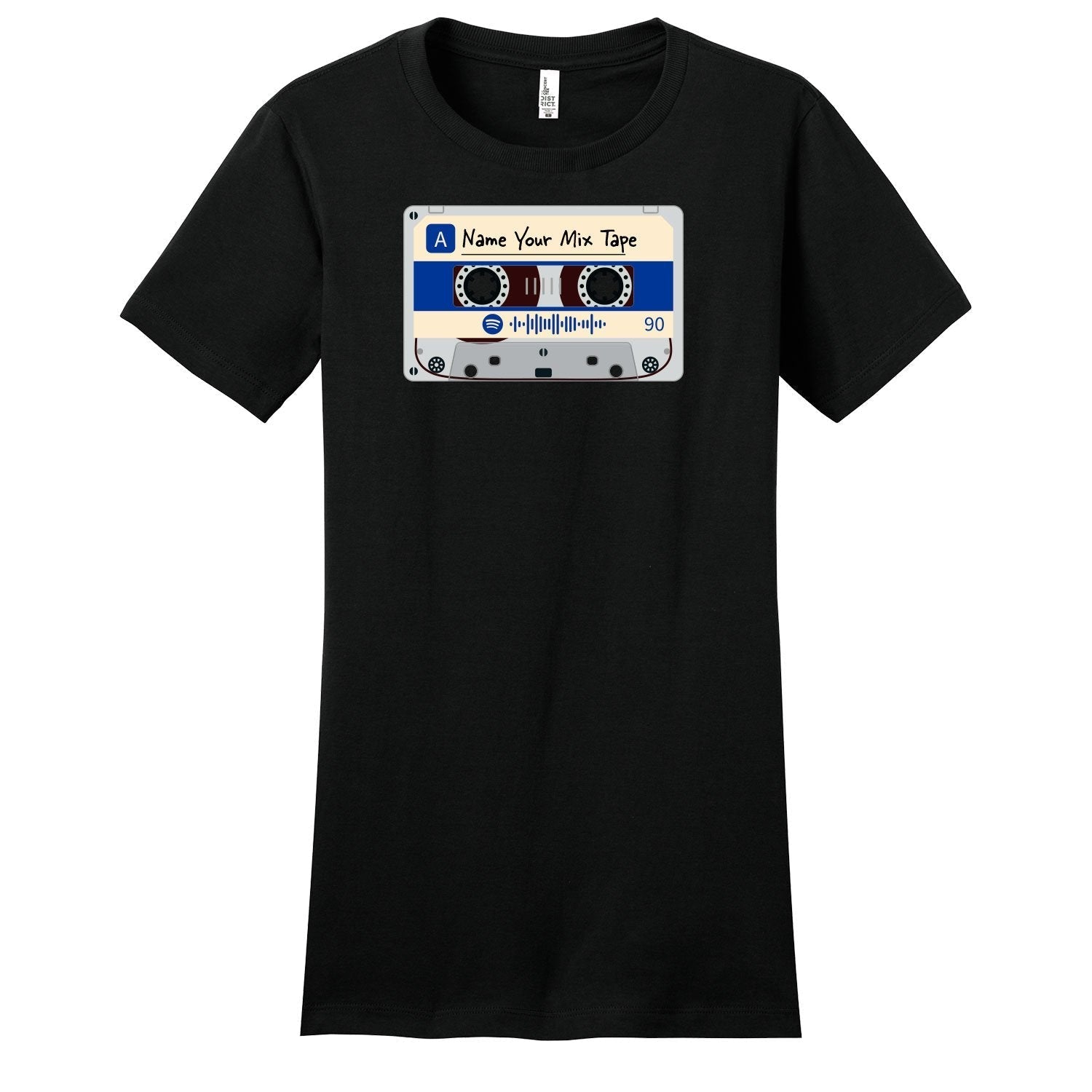 SCANNABLE: Spotify Mix Tape Vol. 7 Women's Short Sleeve Tee