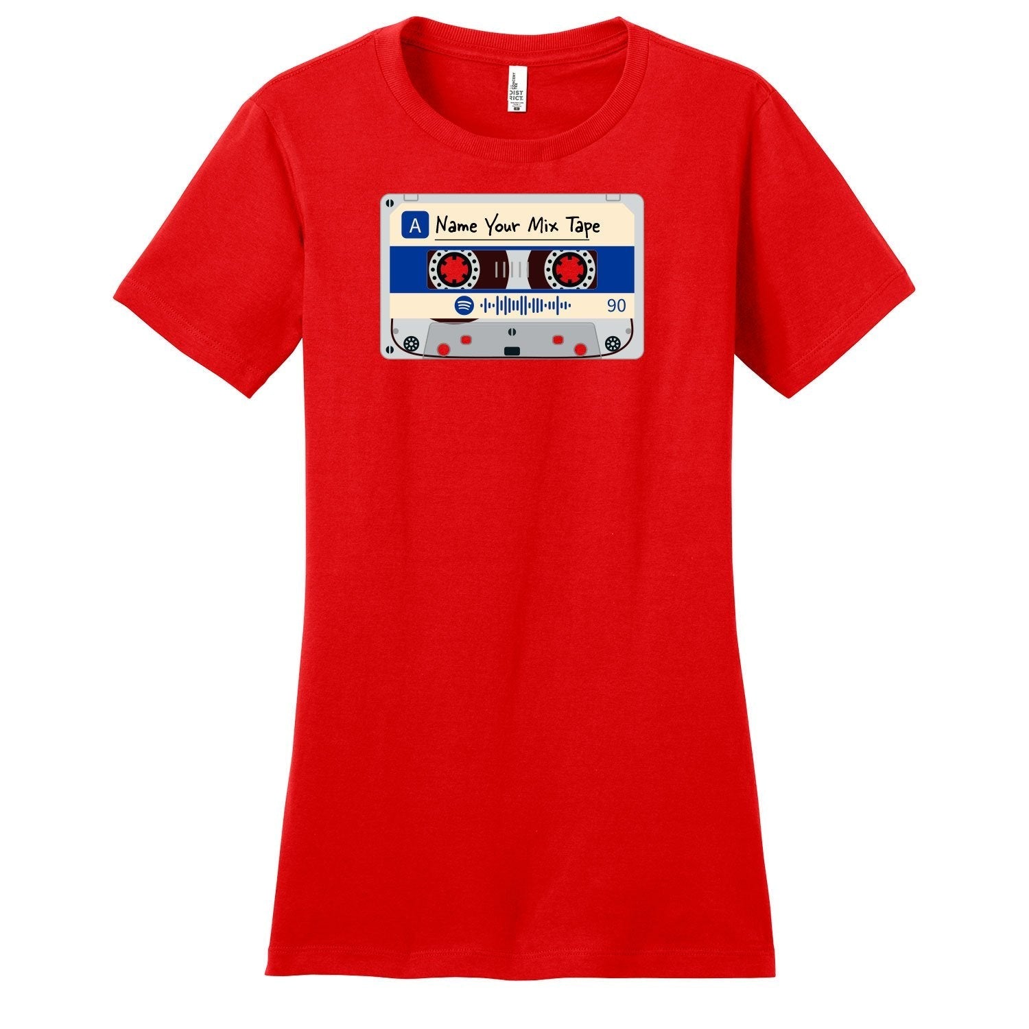 SCANNABLE: Spotify Mix Tape Vol. 7 Women's Short Sleeve Tee