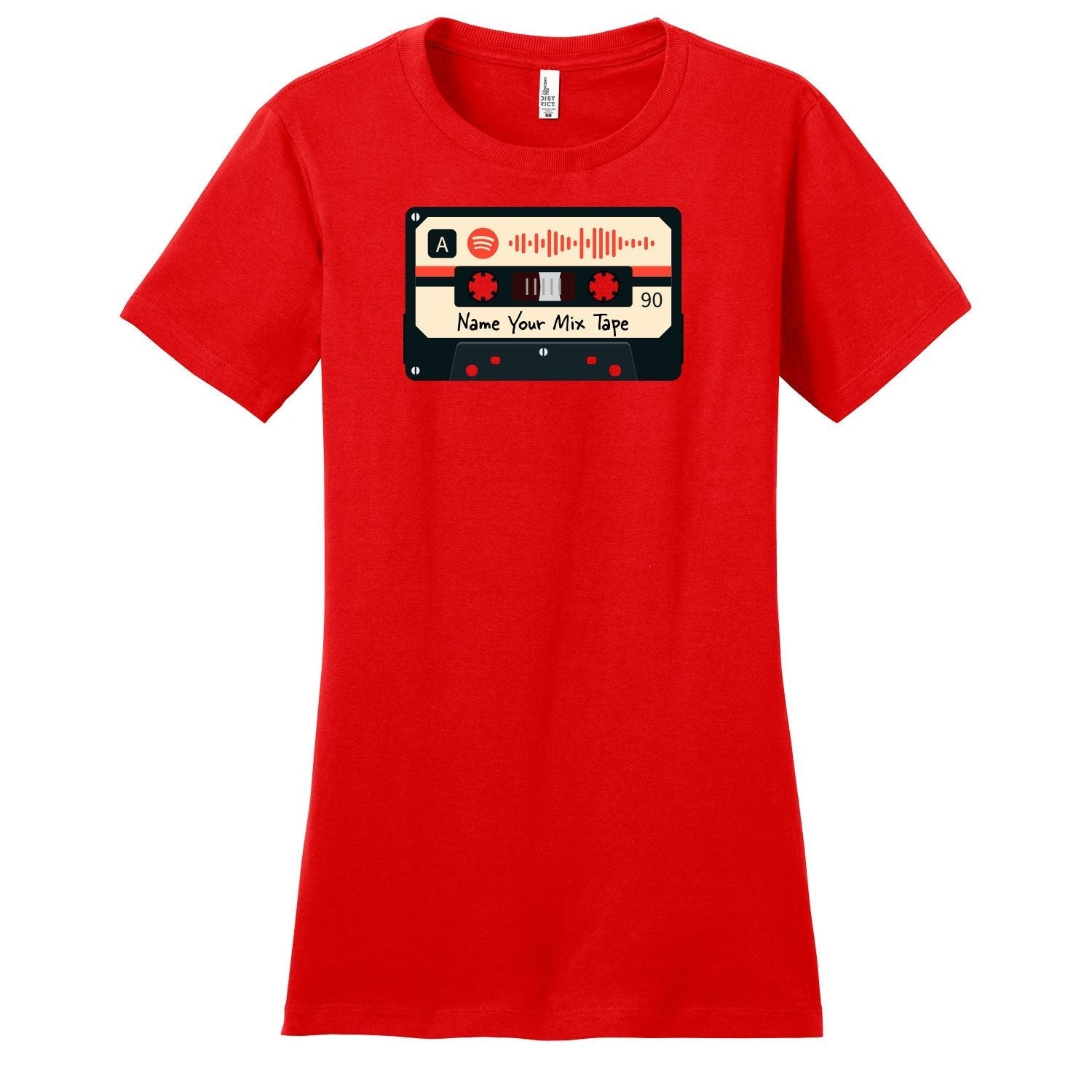 SCANNABLE: Spotify Mix Tape Vol. 8 Women's Short Sleeve Tee