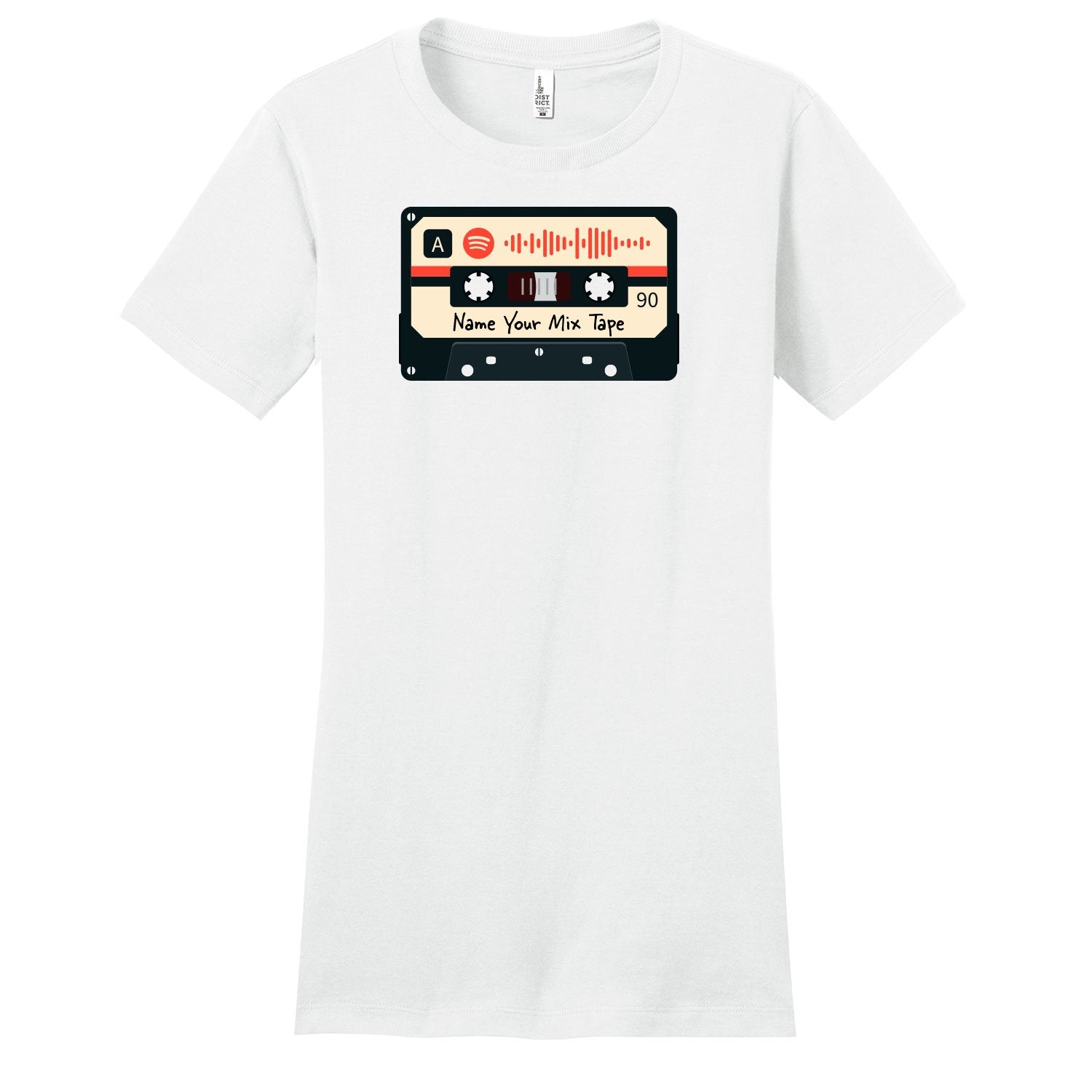 SCANNABLE: Spotify Mix Tape Vol. 8 Women's Short Sleeve Tee