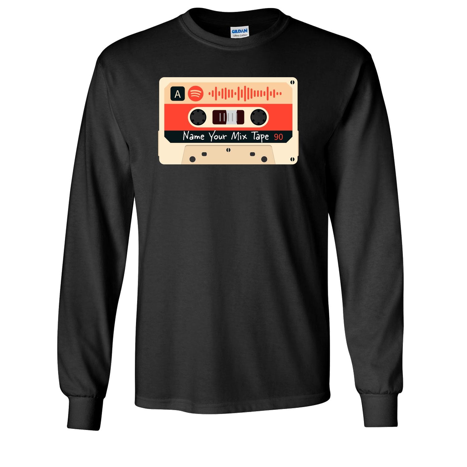 SCANNABLE: Spotify Mix Tape Vol. 9 Men's Long Sleeve Tee