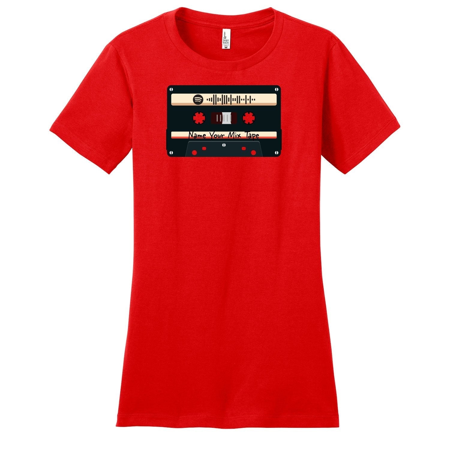 SCANNABLE: Spotify Mix Tape Vol. 10 Women's Short Sleeve Tee