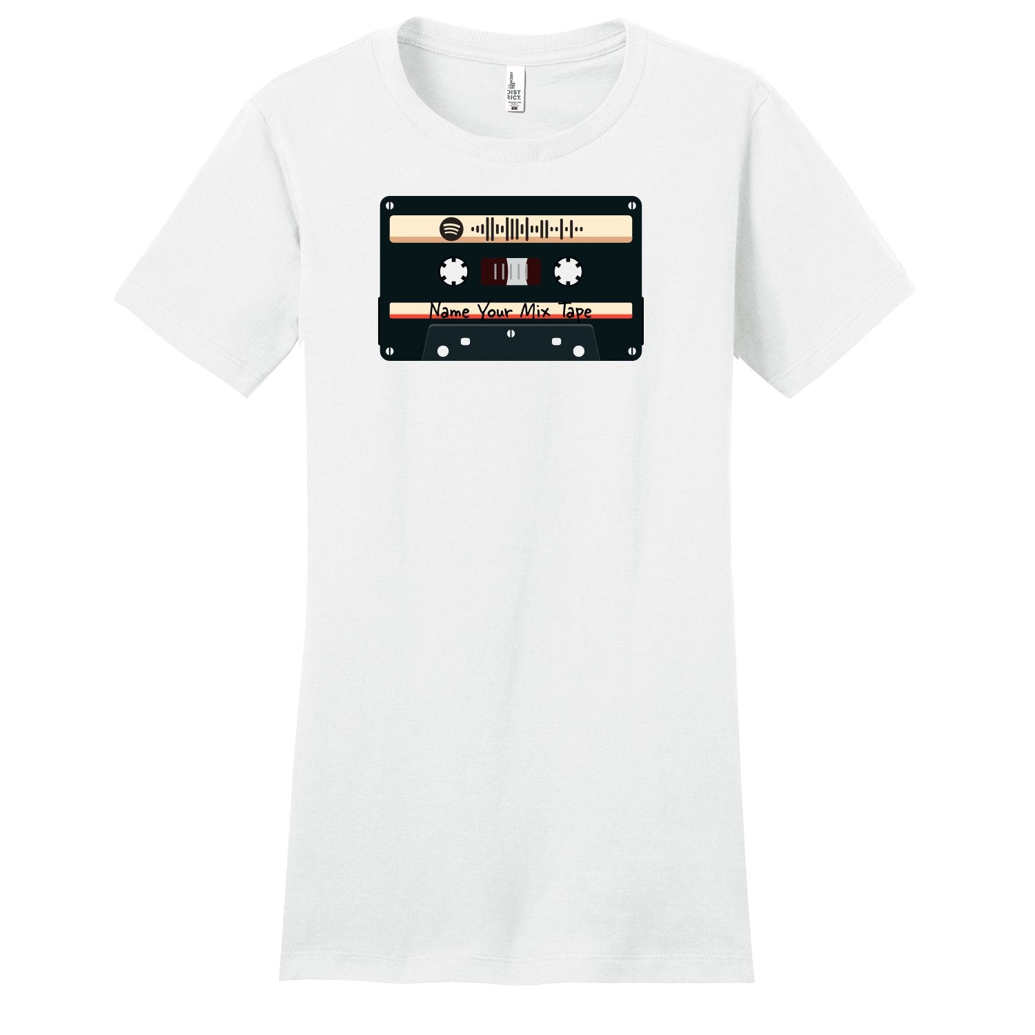 SCANNABLE: Spotify Mix Tape Vol. 10 Women's Short Sleeve Tee