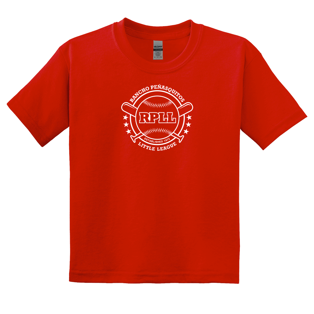 RPLL YOUTH APPAREL YOUTH SHIRT SLEEVE TEE - WHITE OUTLINE
