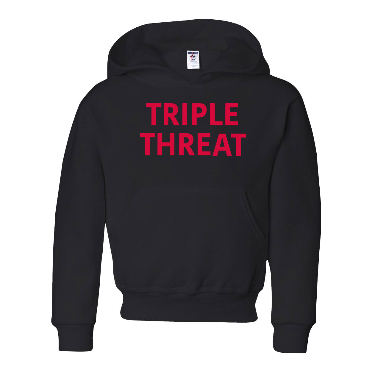 TRIPLE THREAT UNISEX HOODED SWEATSHIRT