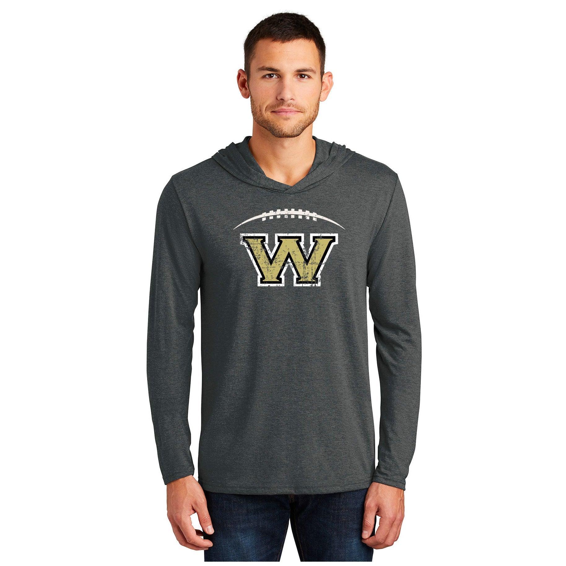 WESTVIEW FOOTBALL DISTRESSED - PERFECT TRI ® LONG SLEEVE HOODIE