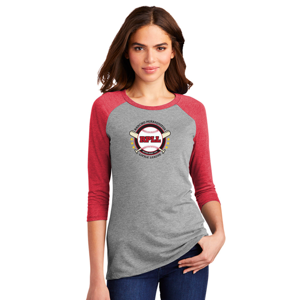 RPLL Women's 3/4-Sleeve Raglan - Full Logo