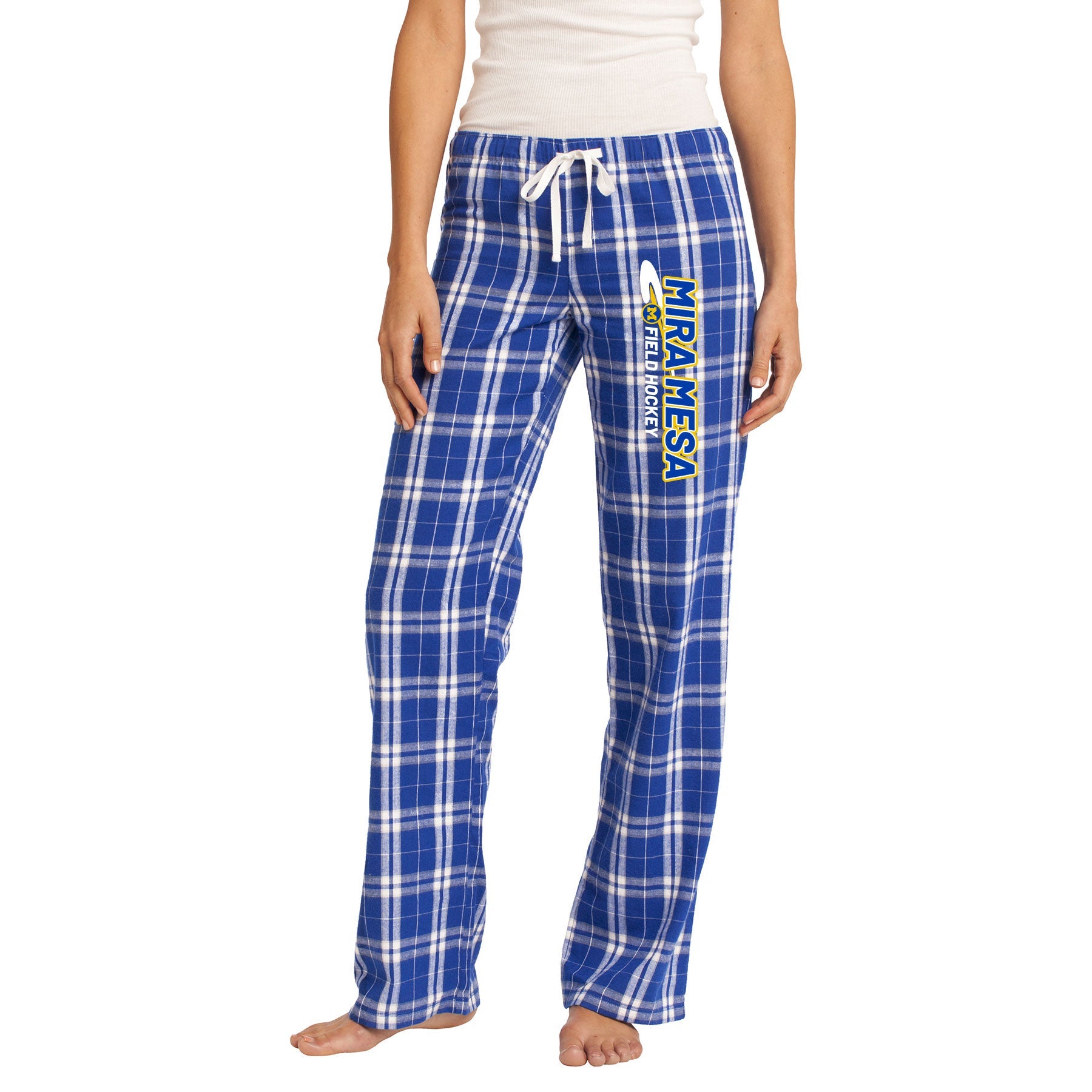 MIRA MESA FIELD HOCKEY LOGO FLANNEL PLAID PANT
