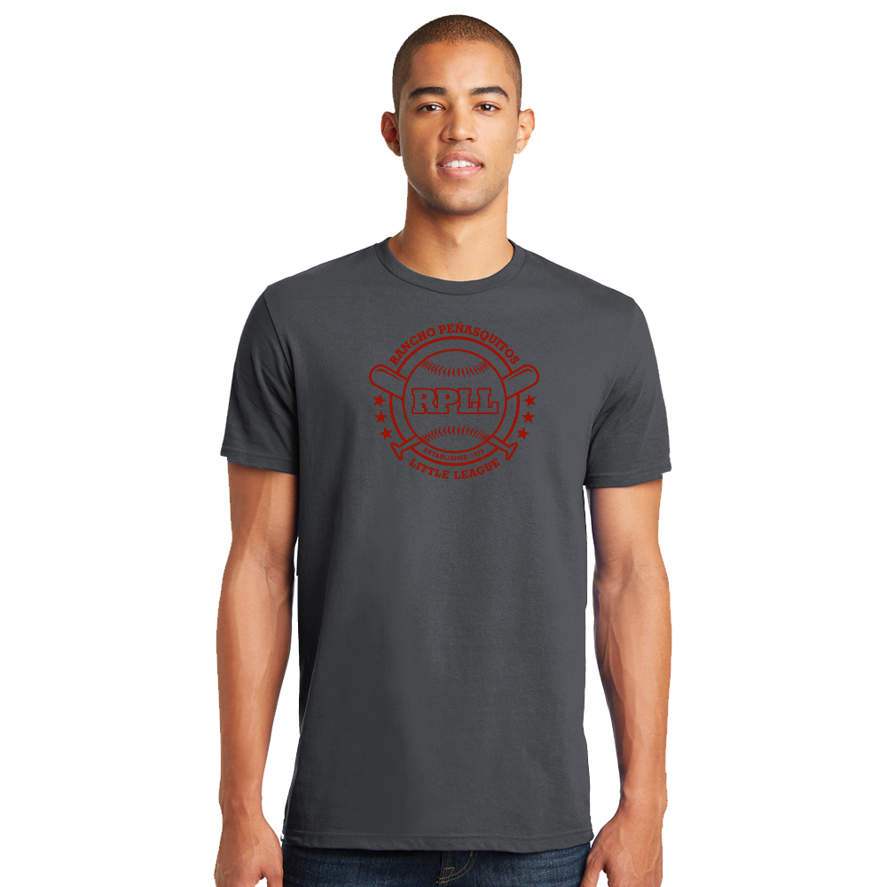 RPLL MEN'S CONCERT TEE - RED OUTLINE