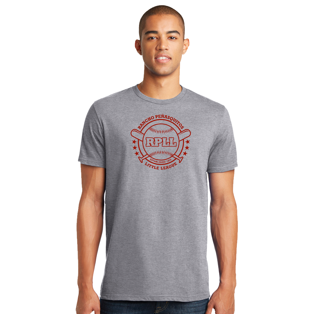 RPLL Men's Concert Tee - Red Outline