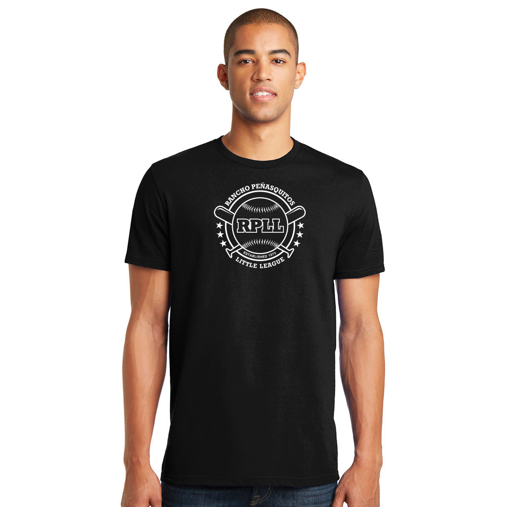 RPLL Men's Concert Tee - White Outline