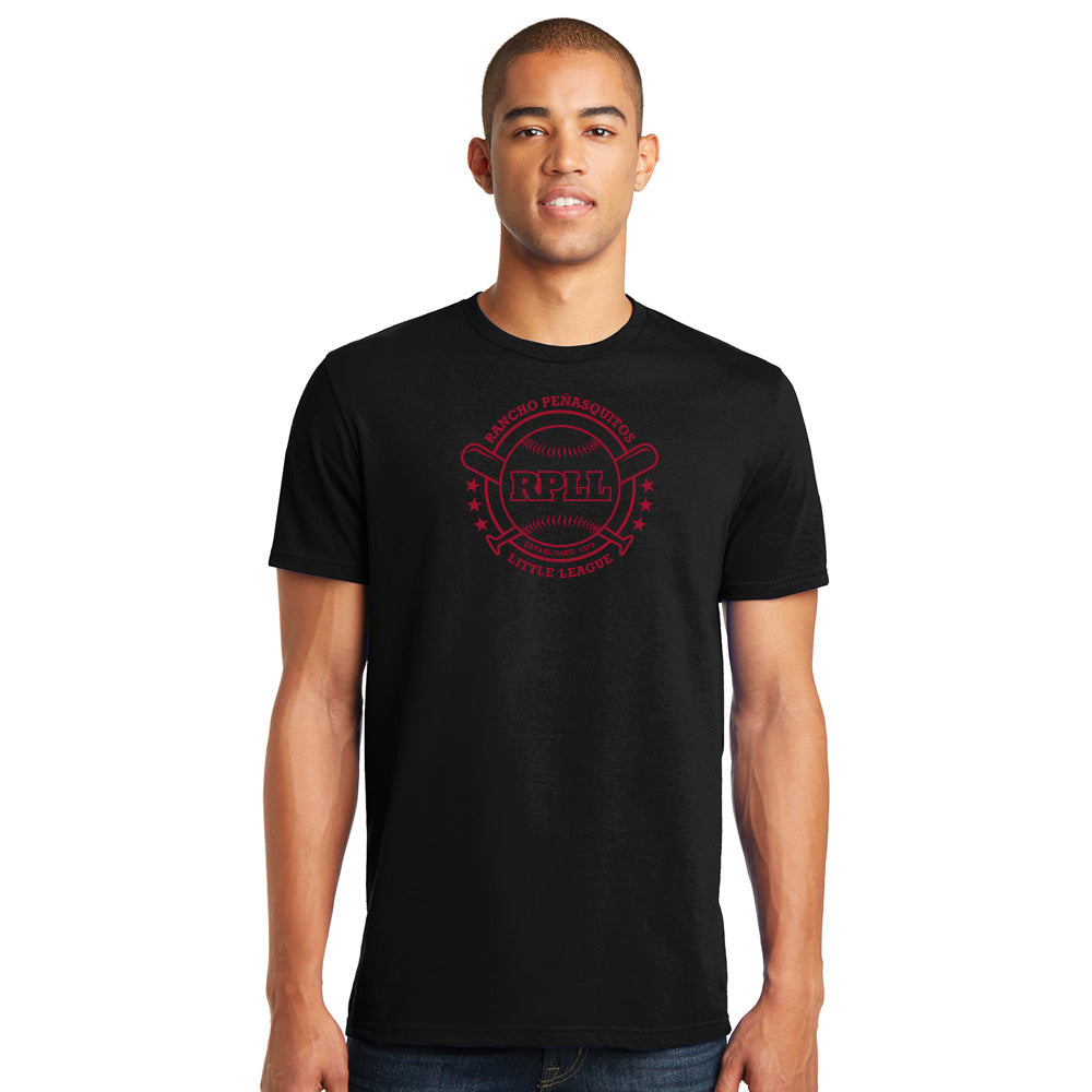 RPLL Men's Concert Tee - Red Outline