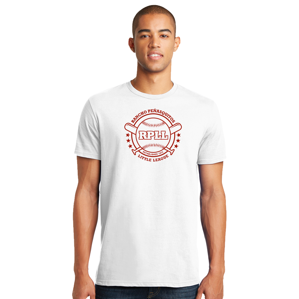 RPLL MEN'S CONCERT TEE - RED OUTLINE