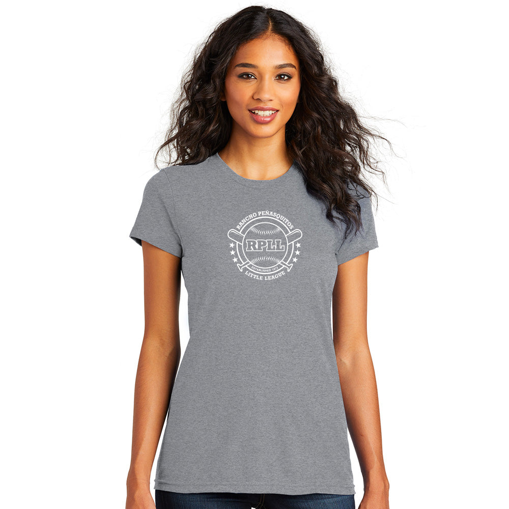 RPLL Women's Concert Tee - White Outline