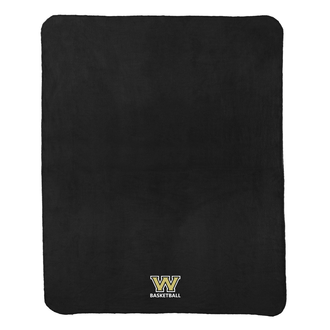 WOLVERINE BASKETBALL EMBROIDERED BLANKET
