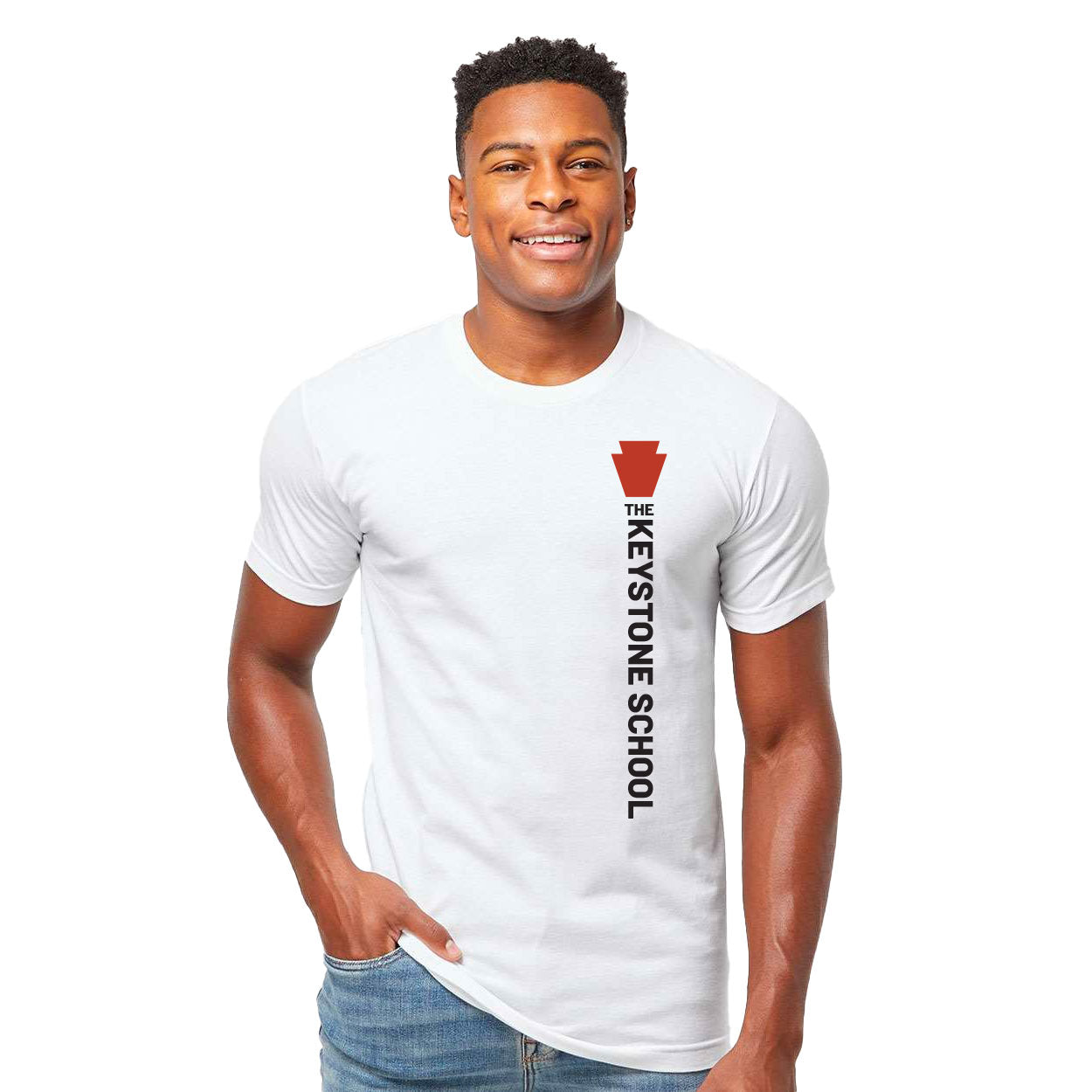 THE KEYSTONE SCHOOL VERTICLE CLASSIC T-SHIRT