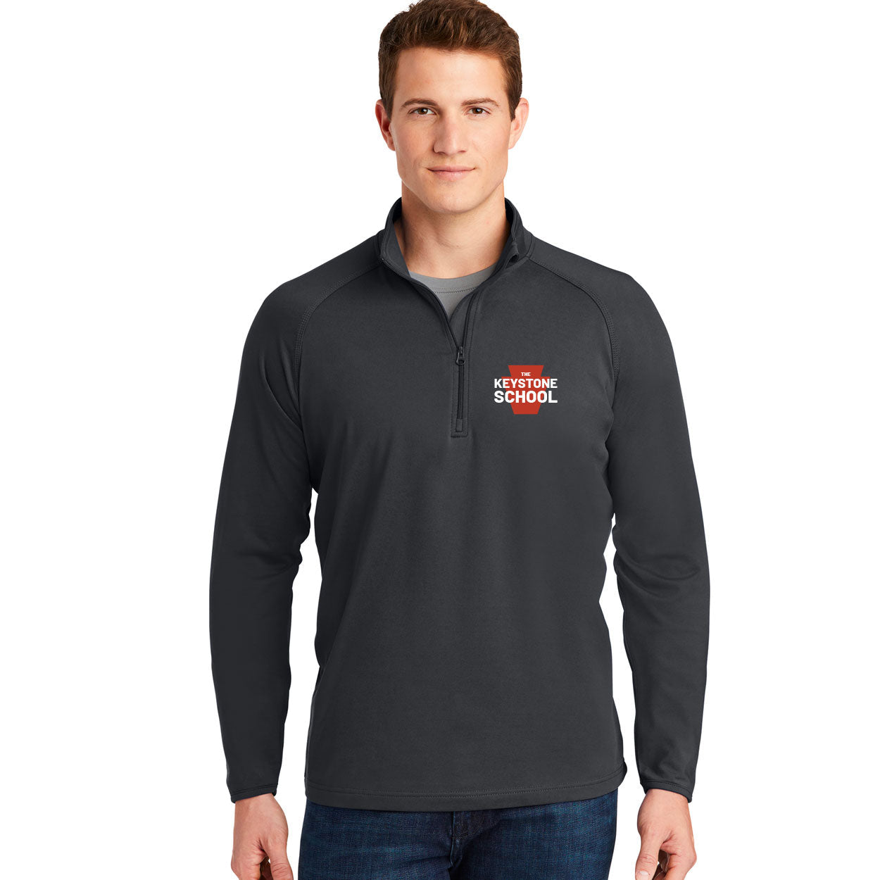 THE KEYSTONE SCHOOL STAMP STRETCH 1/4-ZIP PULLOVER