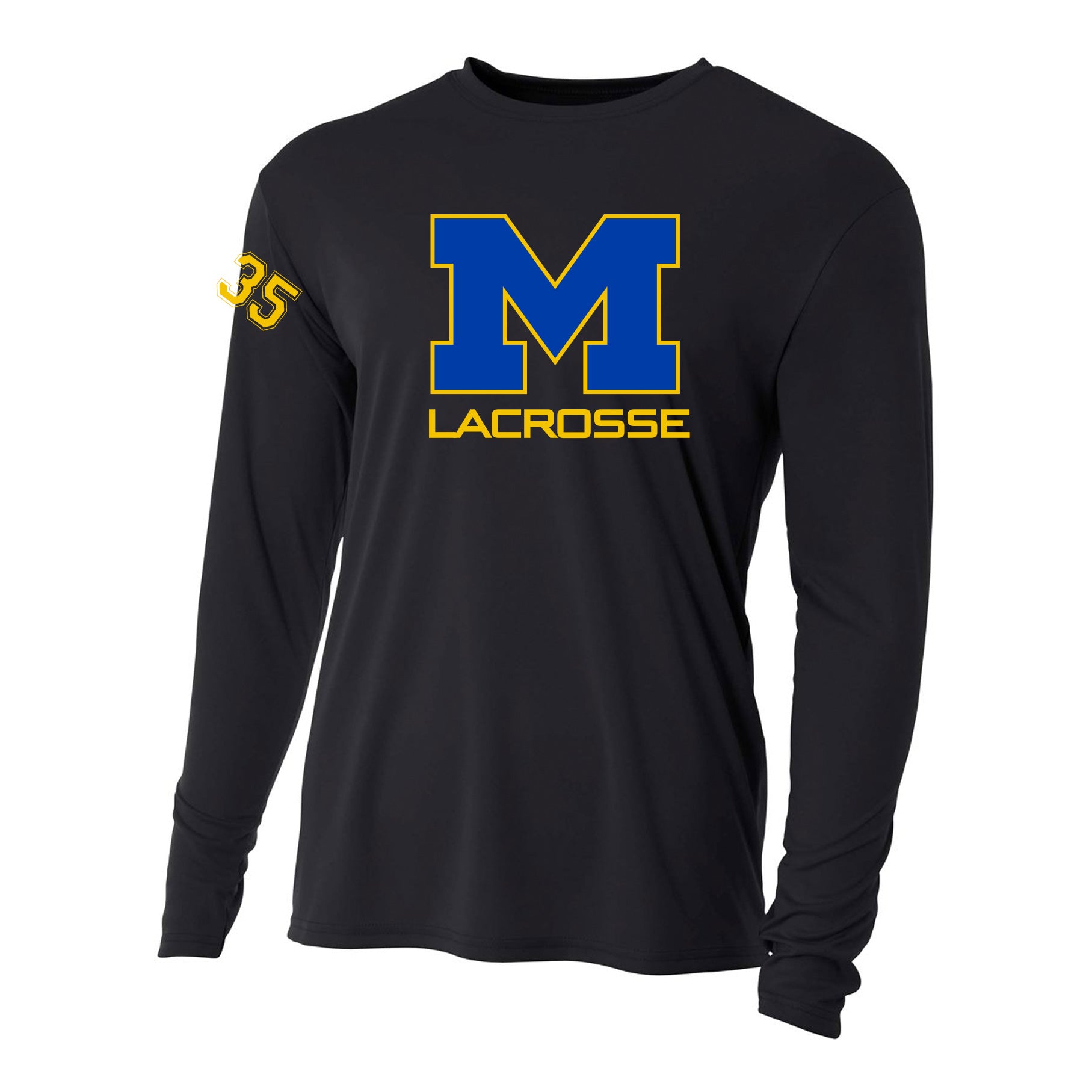 MIRA MESA LACROSSE MEN'S COOLING PERFORMANCE LONG SLEEVE CREW