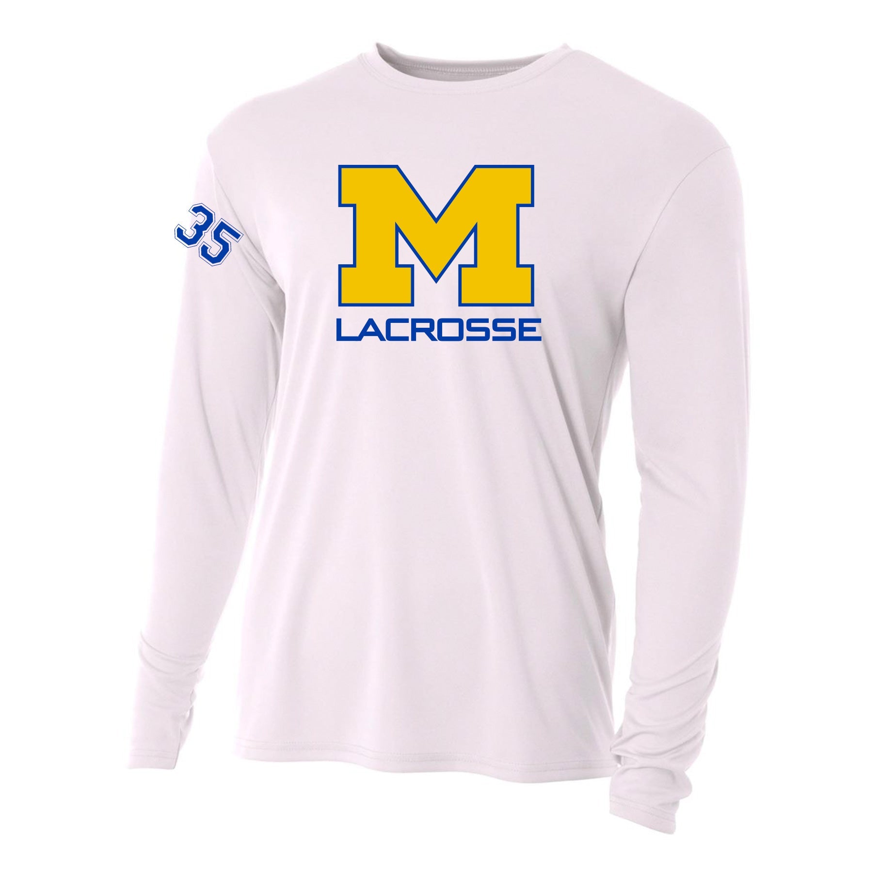 MIRA MESA LACROSSE MEN'S COOLING PERFORMANCE LONG SLEEVE CREW