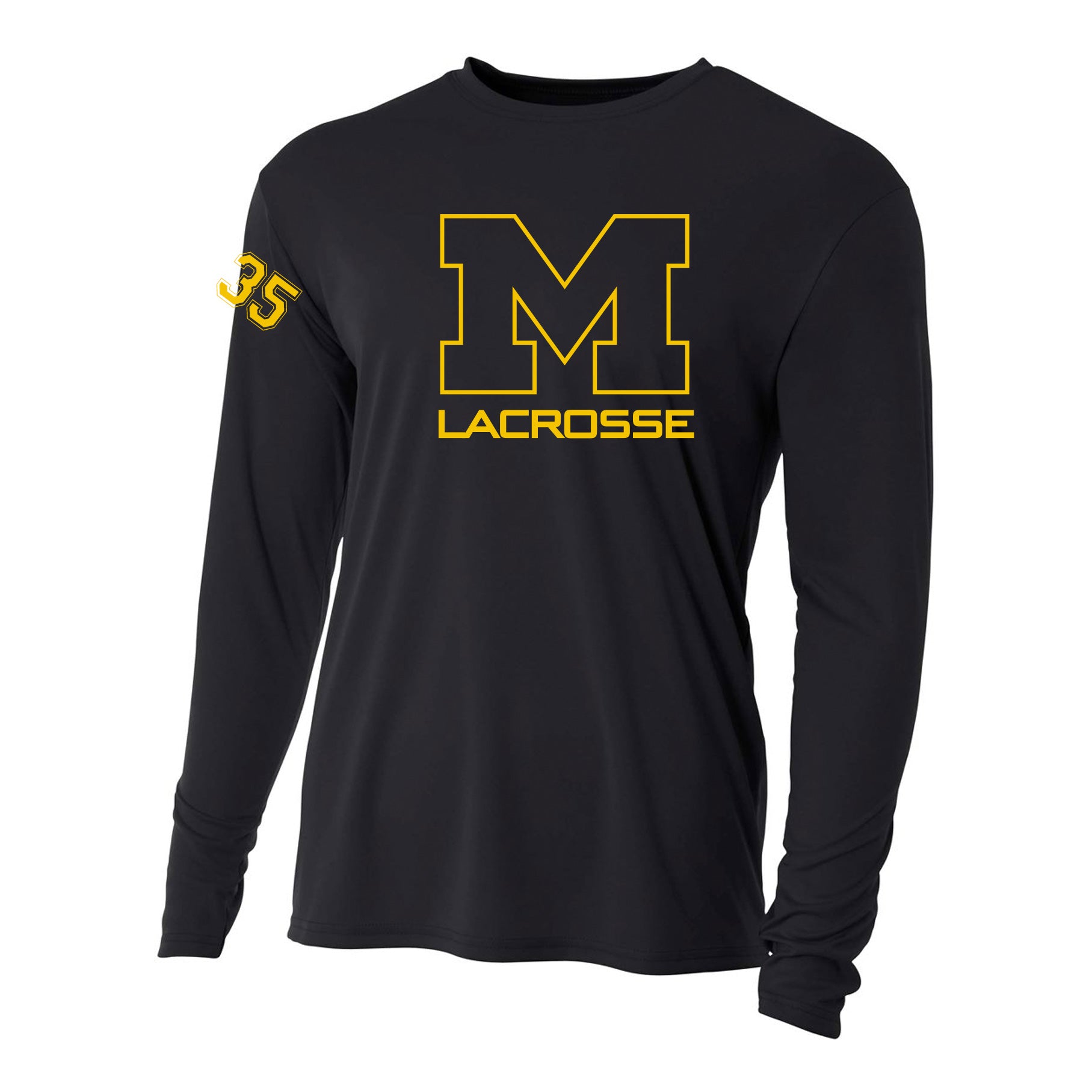 MIRA MESA LACROSSE MEN'S COOLING PERFORMANCE LONG SLEEVE CREW