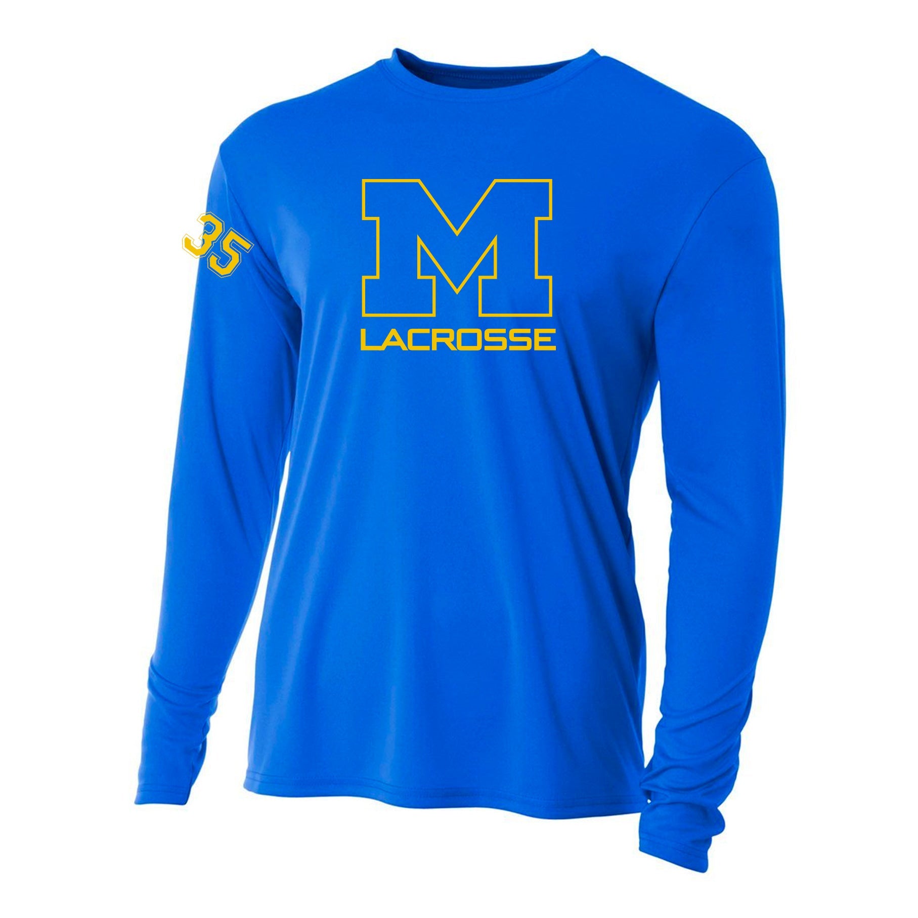MIRA MESA LACROSSE MEN'S COOLING PERFORMANCE LONG SLEEVE CREW
