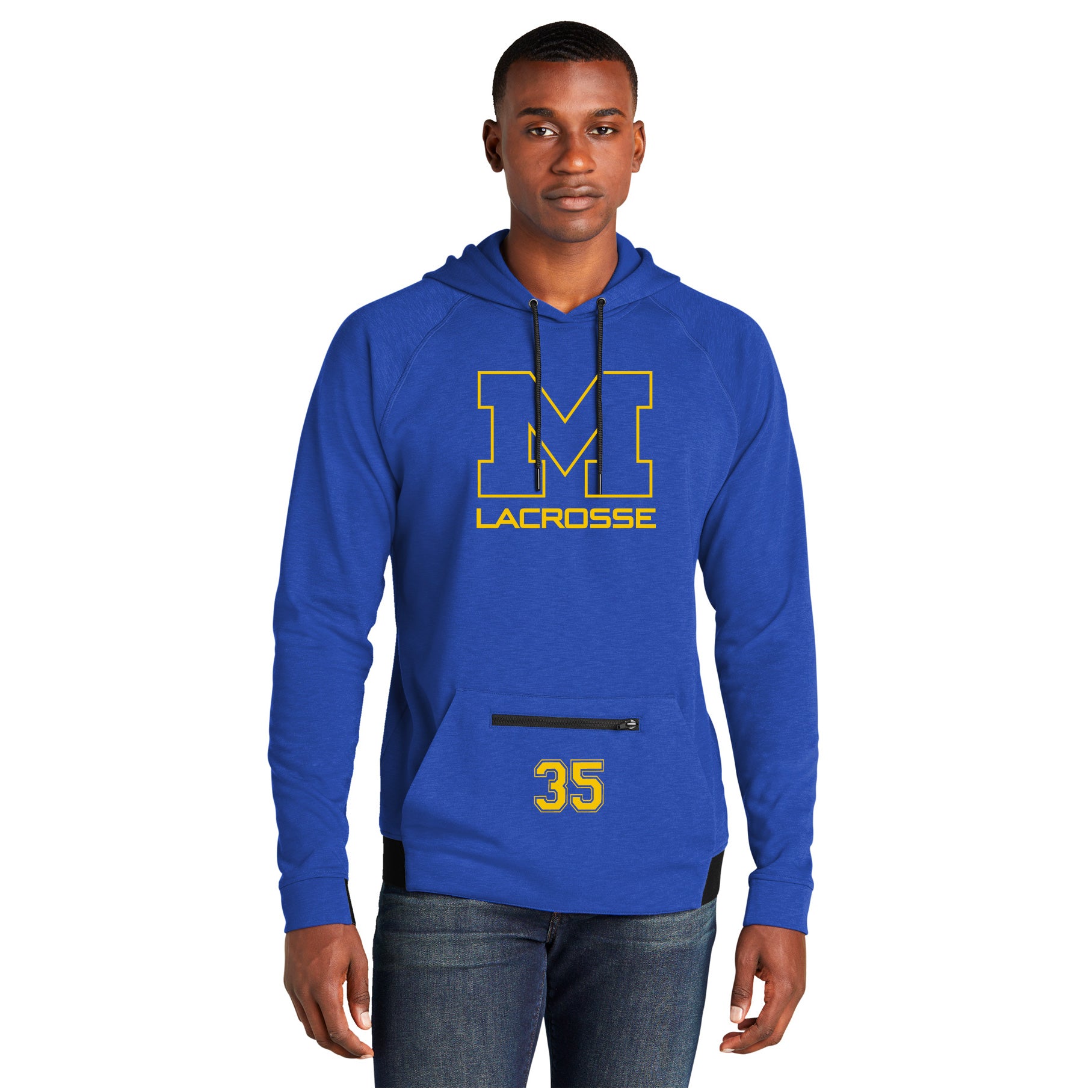 MIRA MESA LACROSSE MEN'S PERFORMANCE HOODED PULLOVER