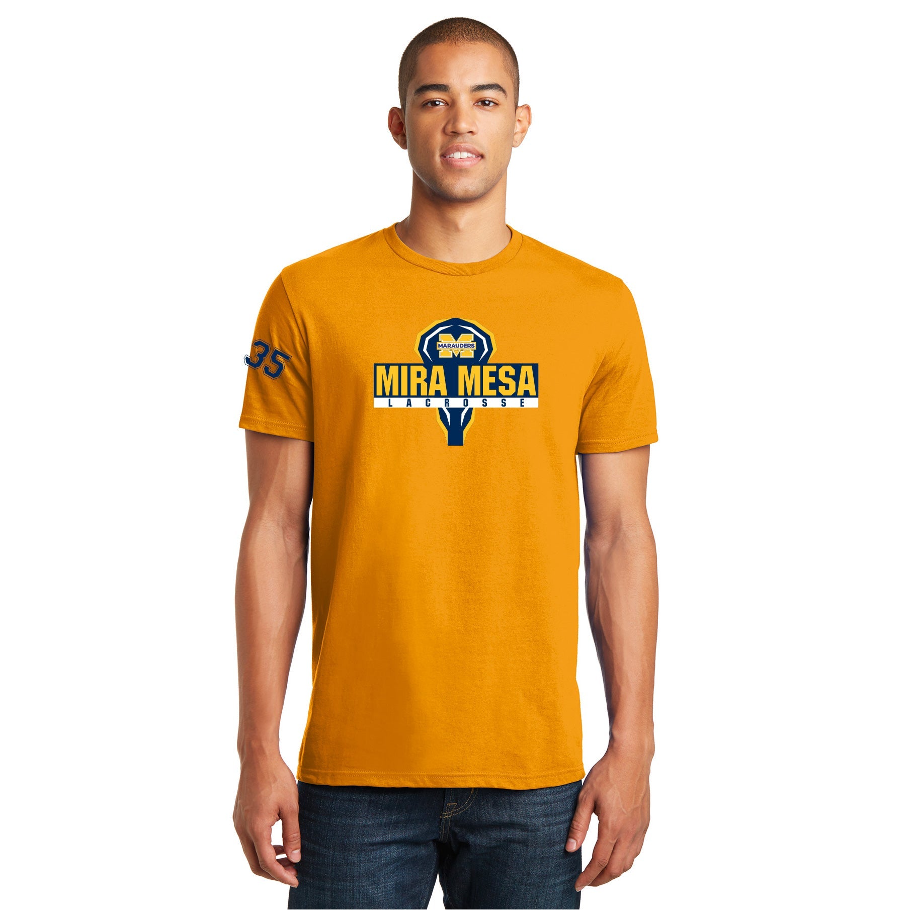 MIRA MESA GIRL'S LACROSSE WOMEN'S SHORT SLEEVE TEE - TEAM LOGO PRINT