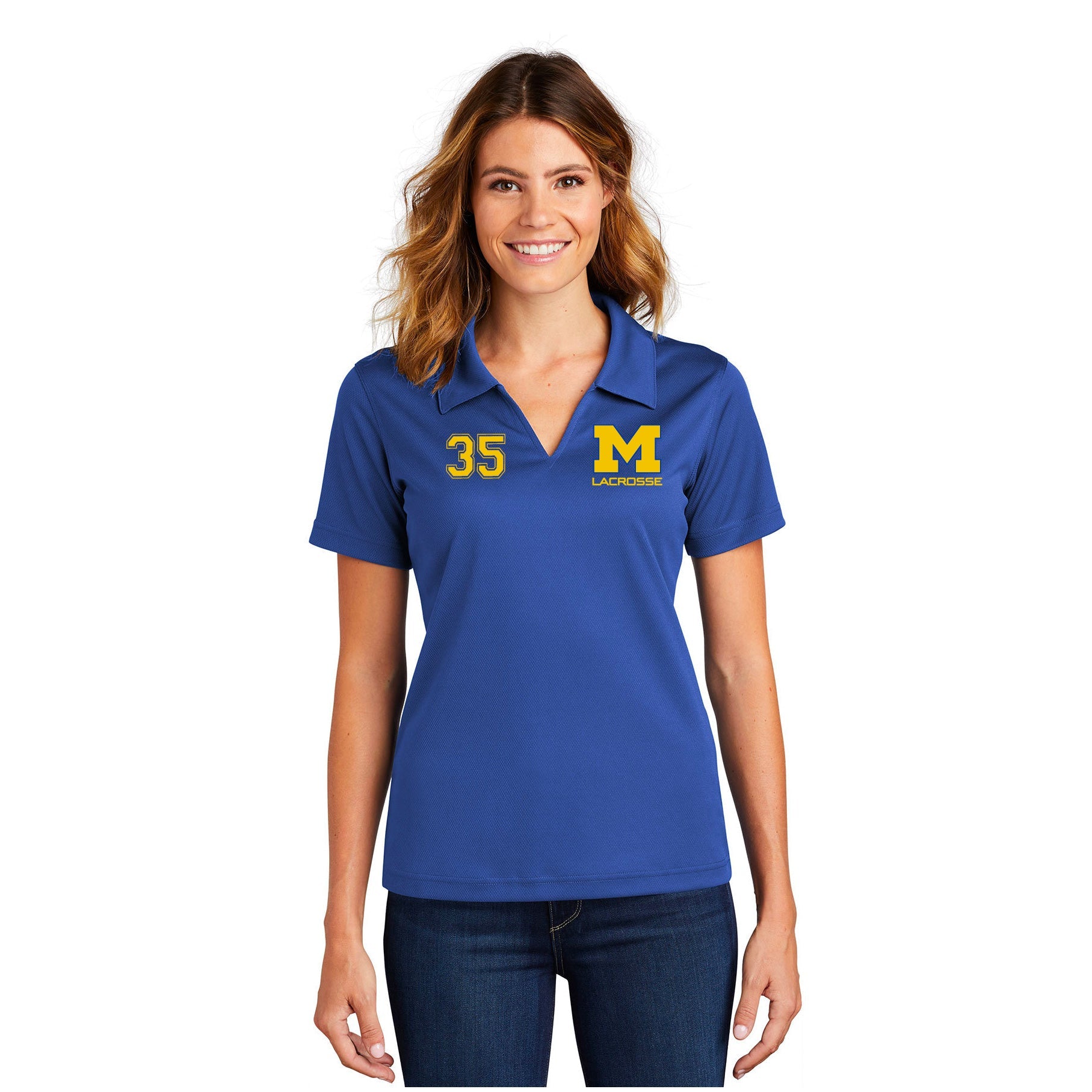 MIRA MESA LACROSSE WOMEN'S V-NECK POLO