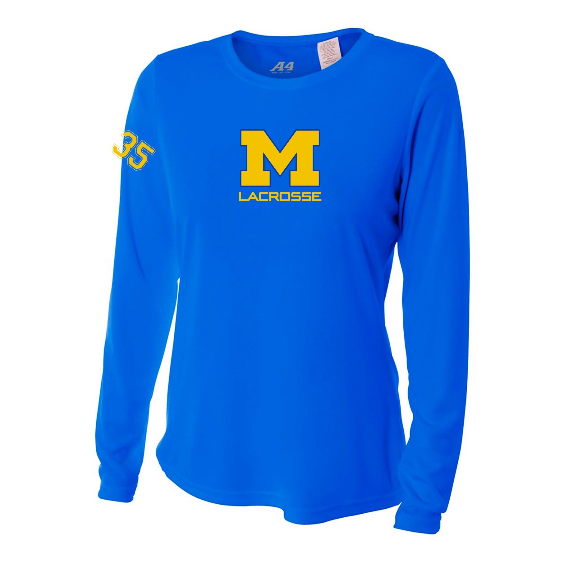 MIRA MESA LACROSSE WOMEN'S COOLING PERFORMANCE LONG SLEEVE CREW