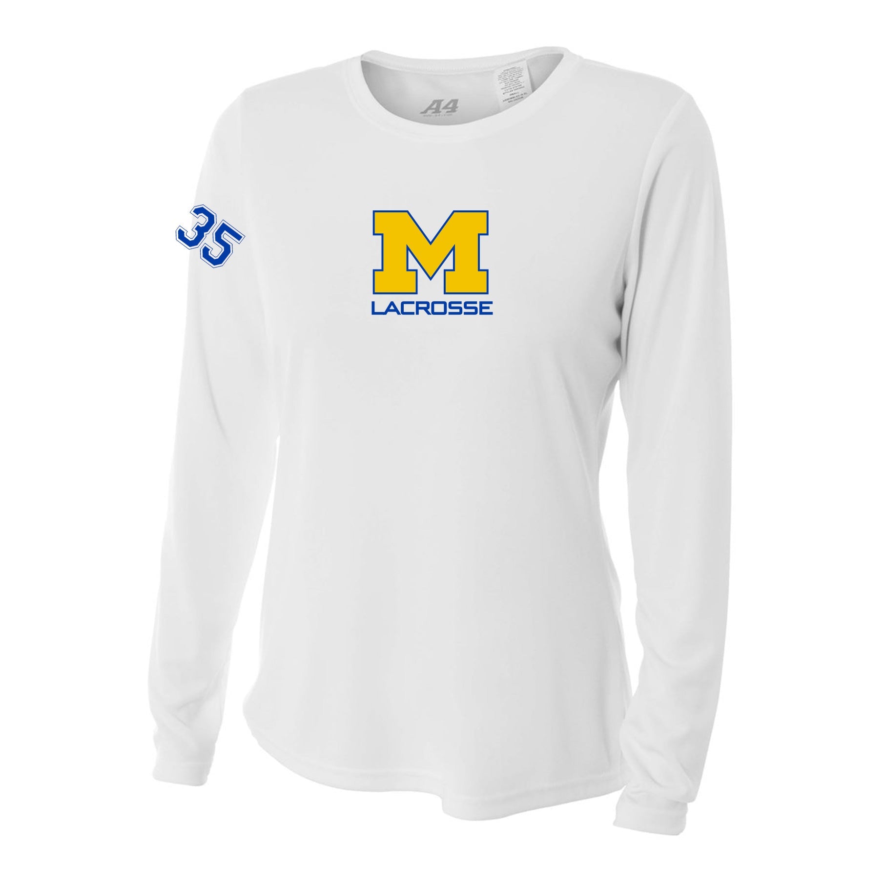 MIRA MESA LACROSSE WOMEN'S COOLING PERFORMANCE LONG SLEEVE CREW