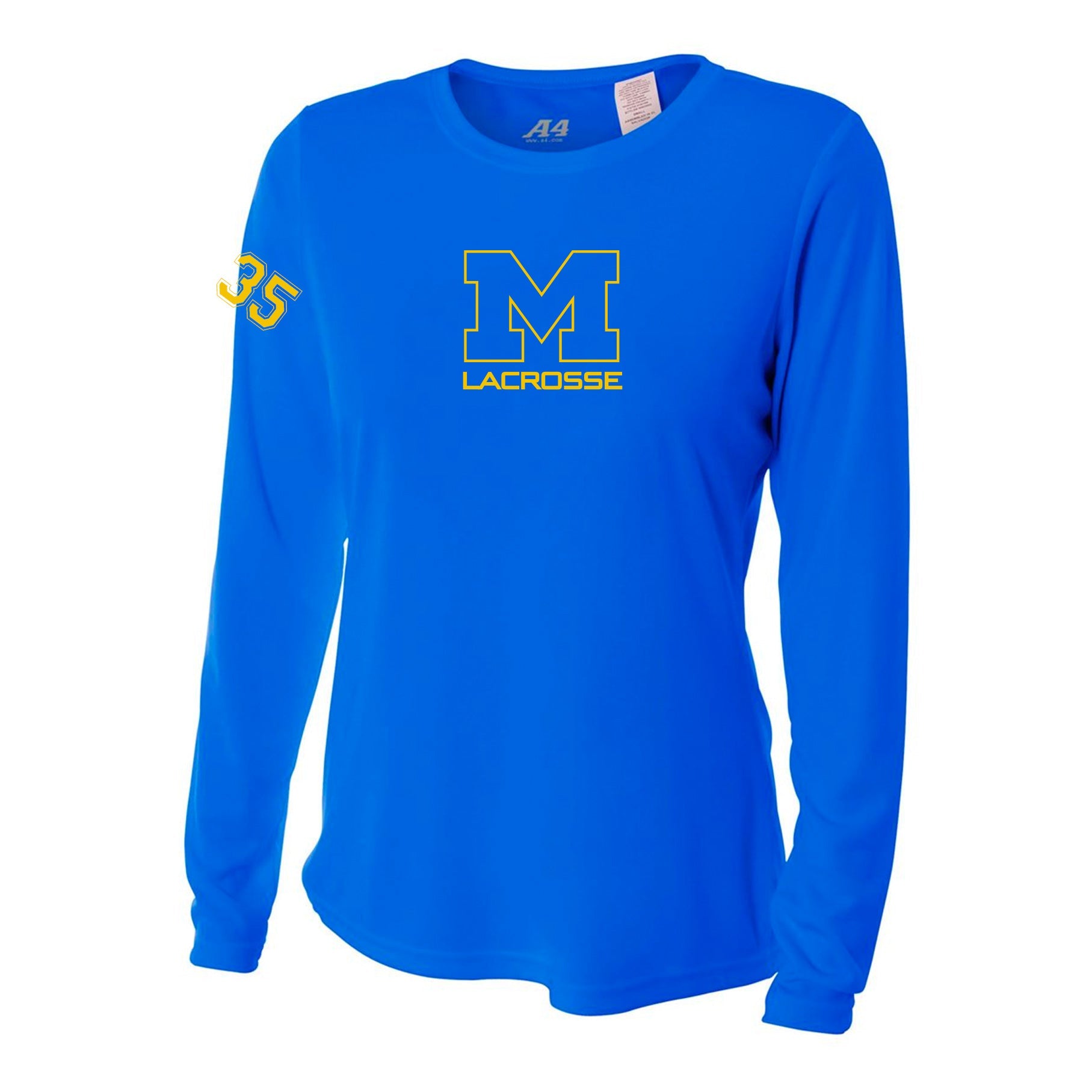 MIRA MESA LACROSSE WOMEN'S COOLING PERFORMANCE LONG SLEEVE CREW