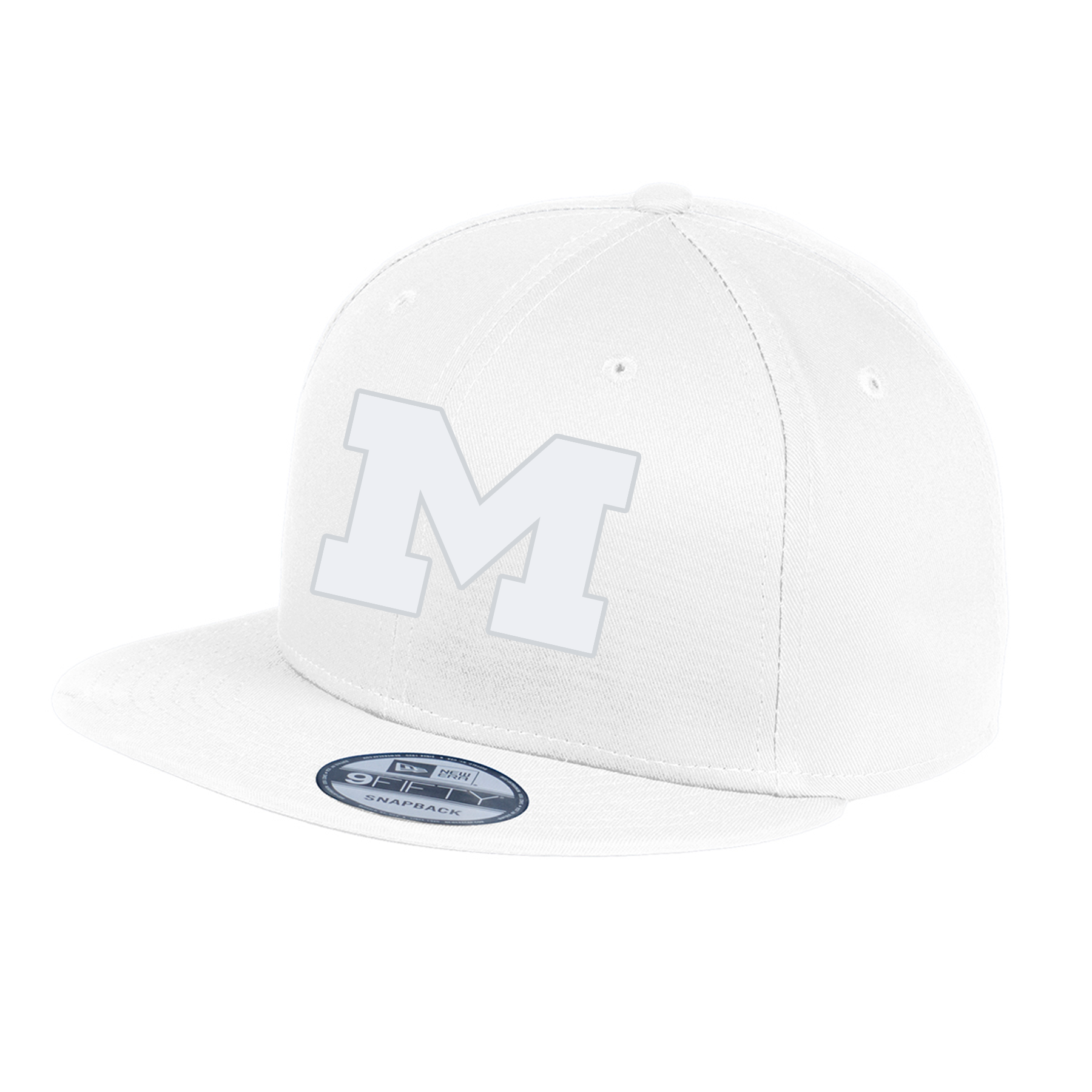 MIRA MESA HIGH SCHOOL TONE ON TONE WHITE PUFF M CAP