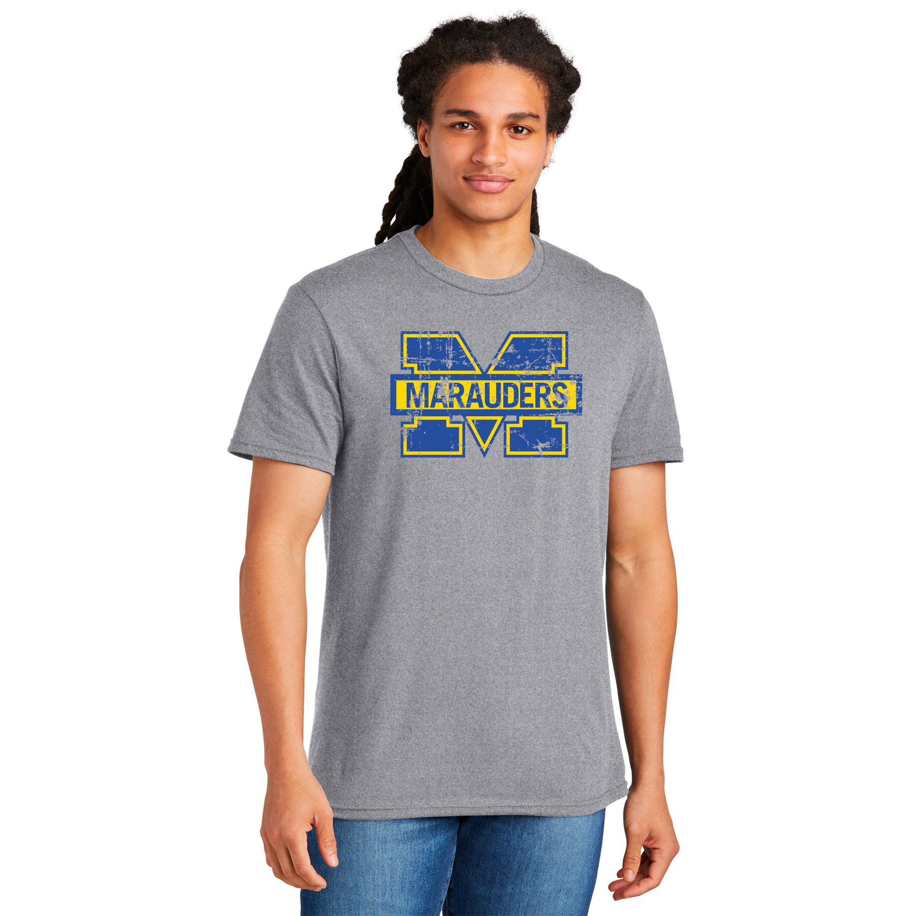 MIRA MESA Marauders DISTRESSED SHORT SLEEVE TEE