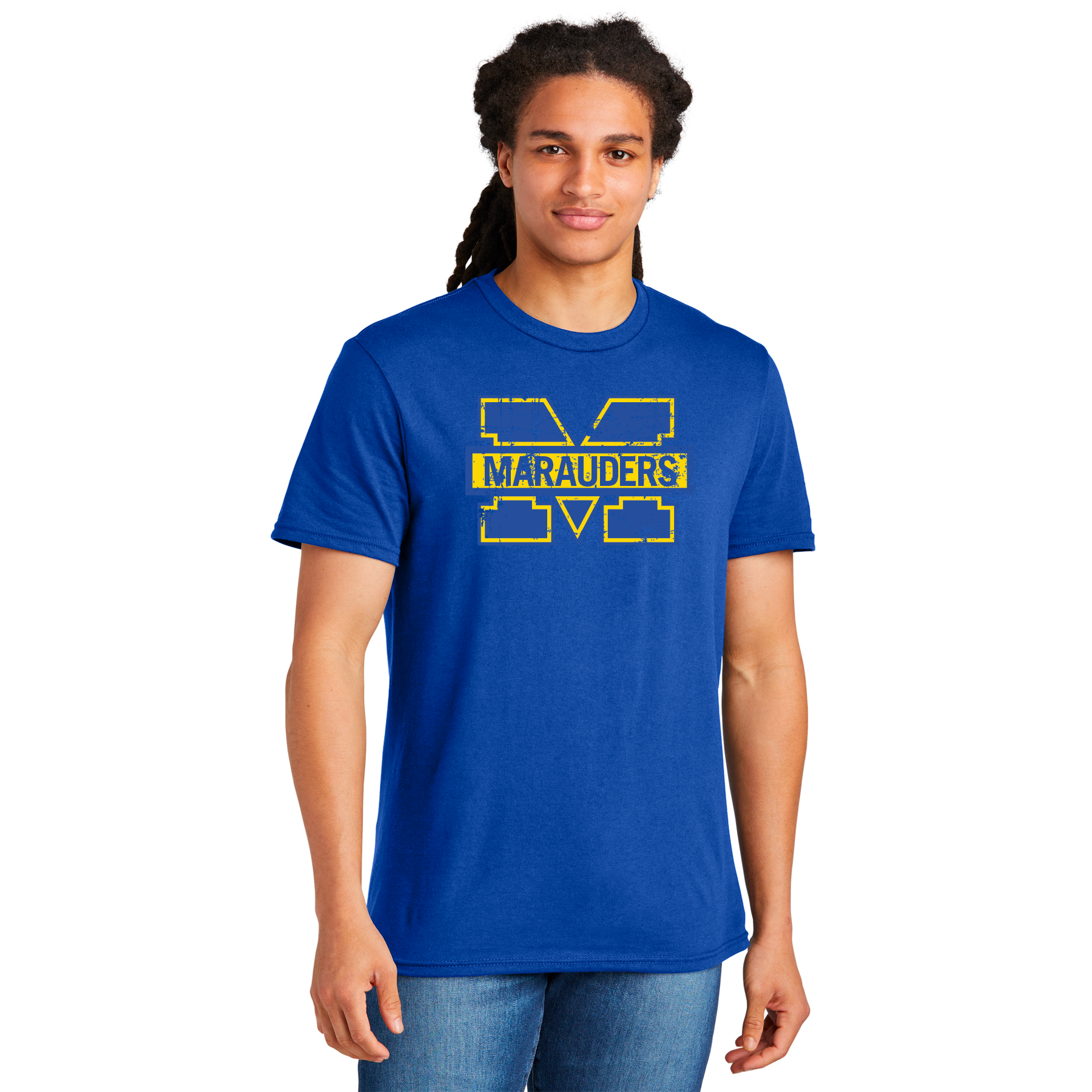 MIRA MESA Marauders DISTRESSED SHORT SLEEVE TEE