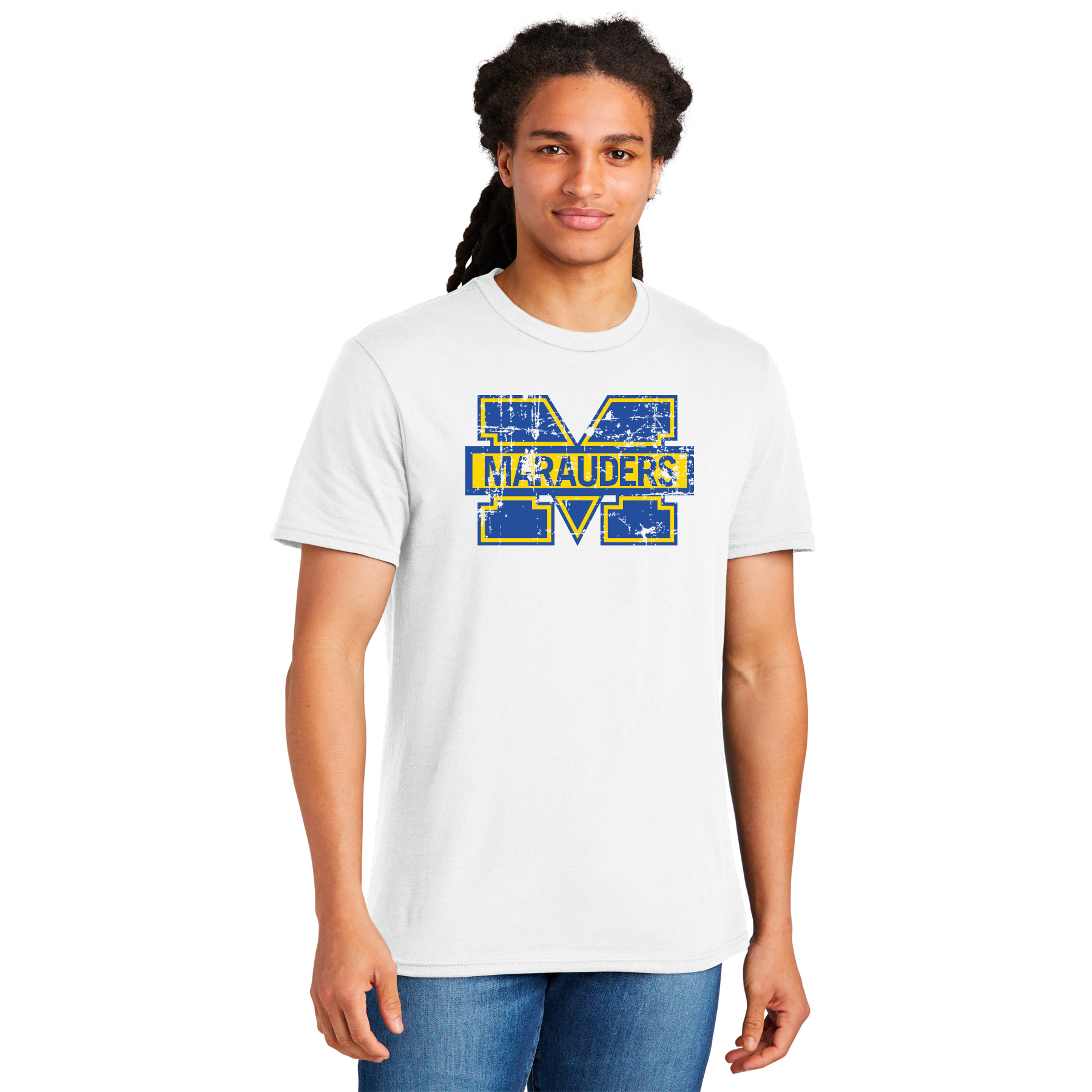 MIRA MESA Marauders DISTRESSED SHORT SLEEVE TEE