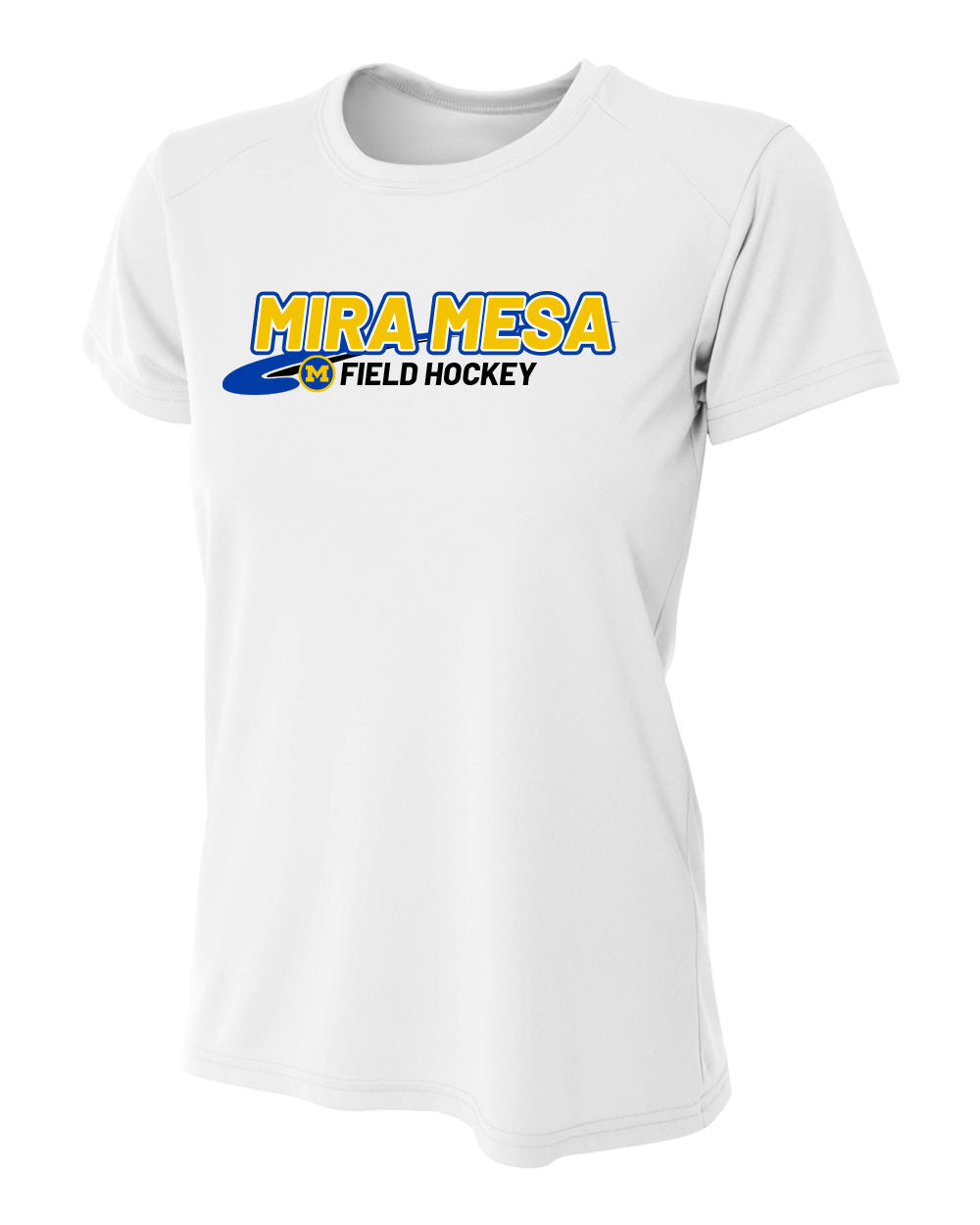 MIRA MESA FIELD HOCKEY WHITE PERFORMANCE TEE