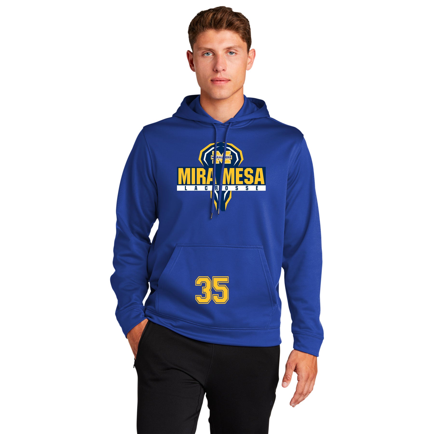 MIRA MESA LACROSSE UNISEX PERFORMANCE HOODED SWEATSHIRT